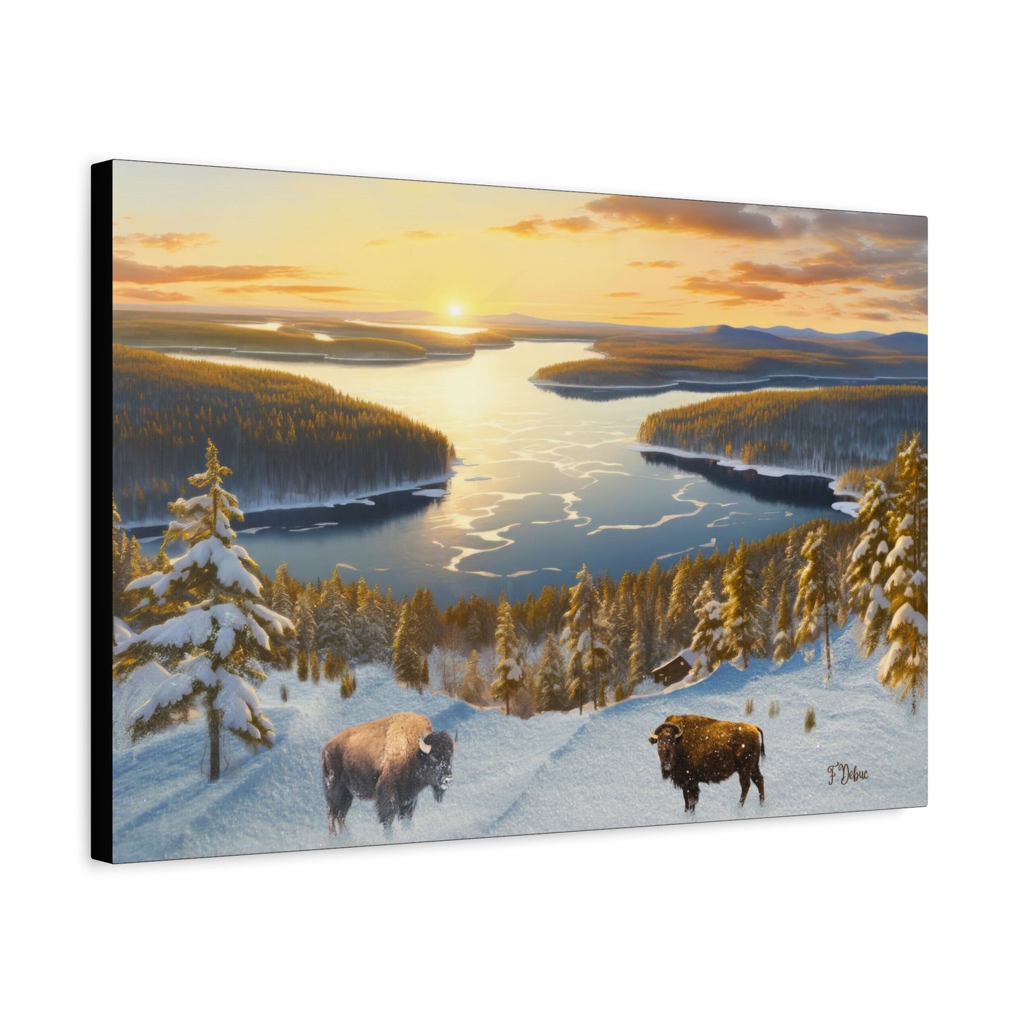 Serene Sunrise - Canvas Wall Art