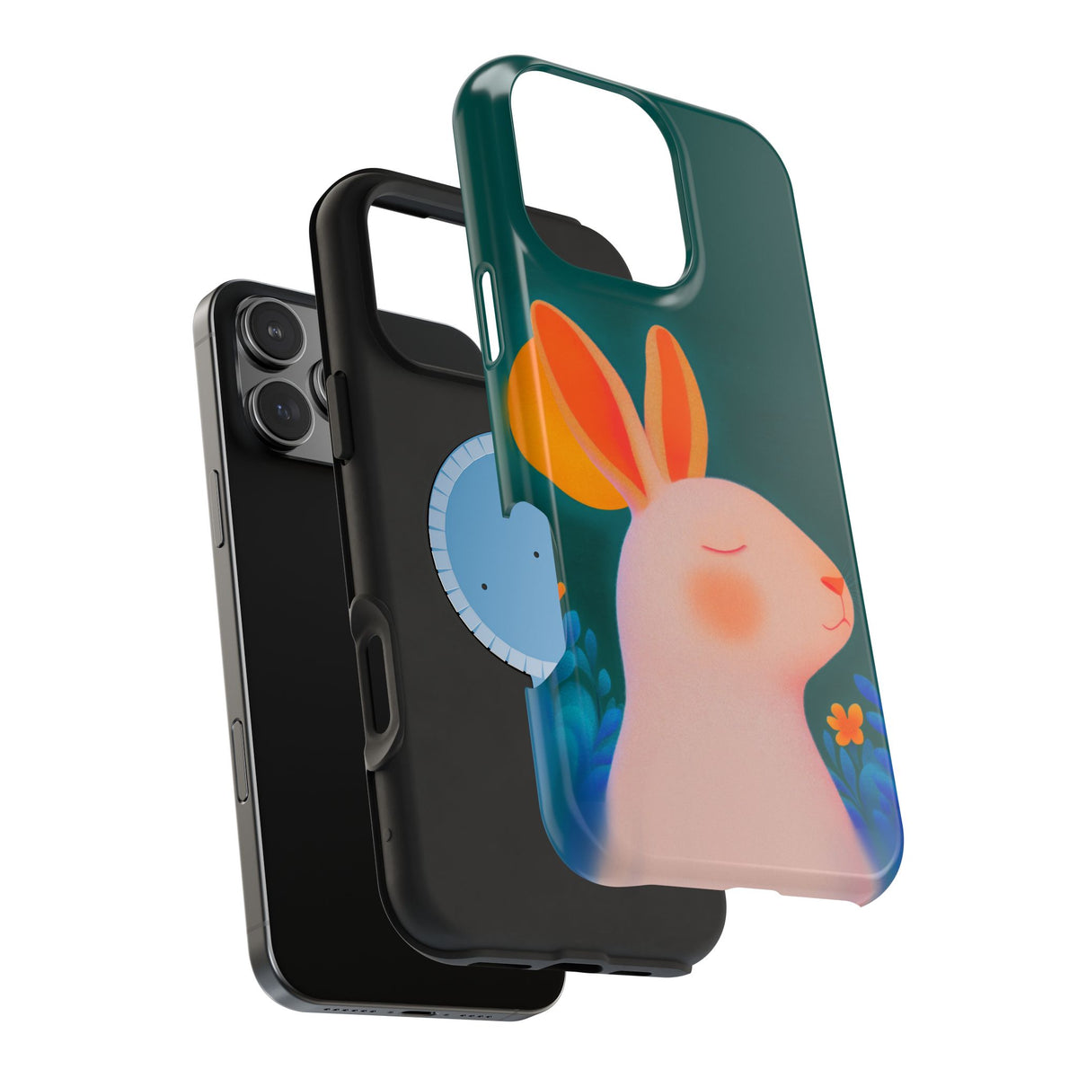 Emerald Bunny - Magnetic iPhone Case