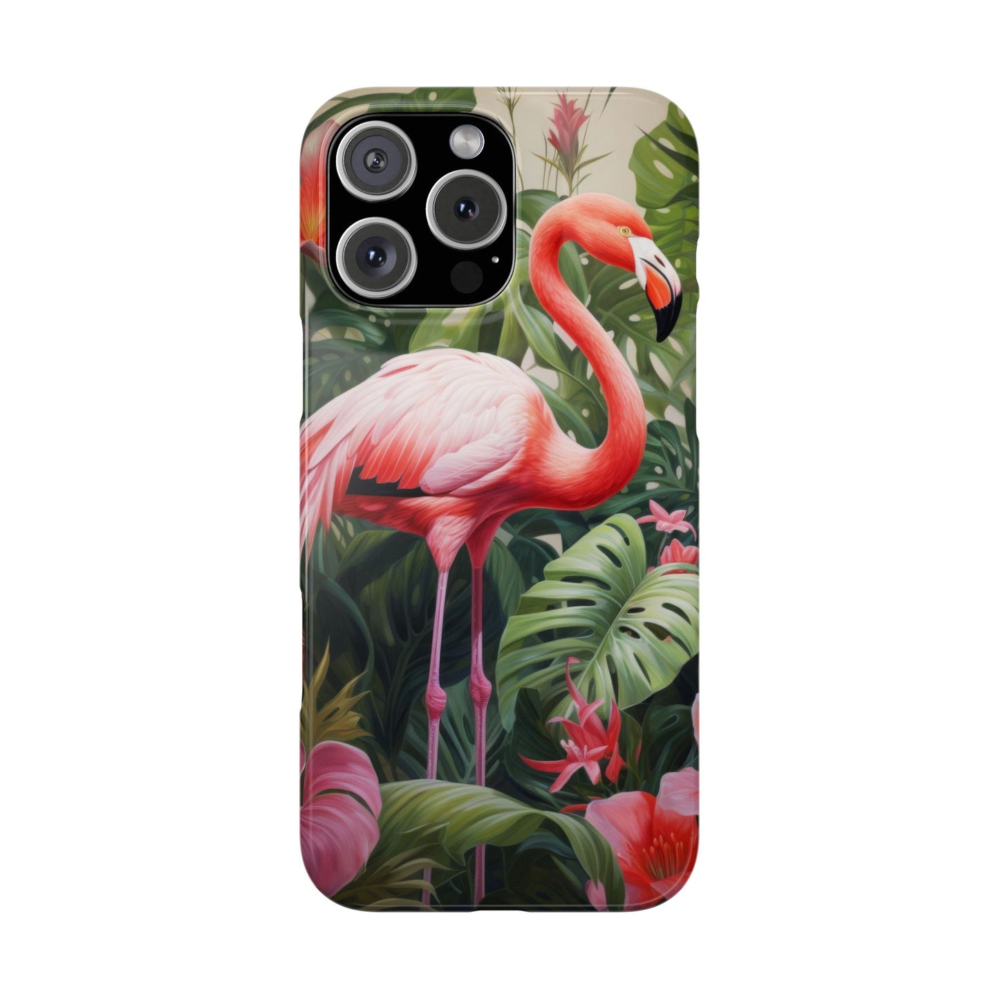 Graceful Flamingo - iPhone Case