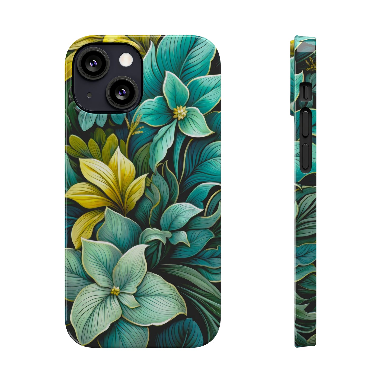 Minimalistic Leaves iPhone Case
