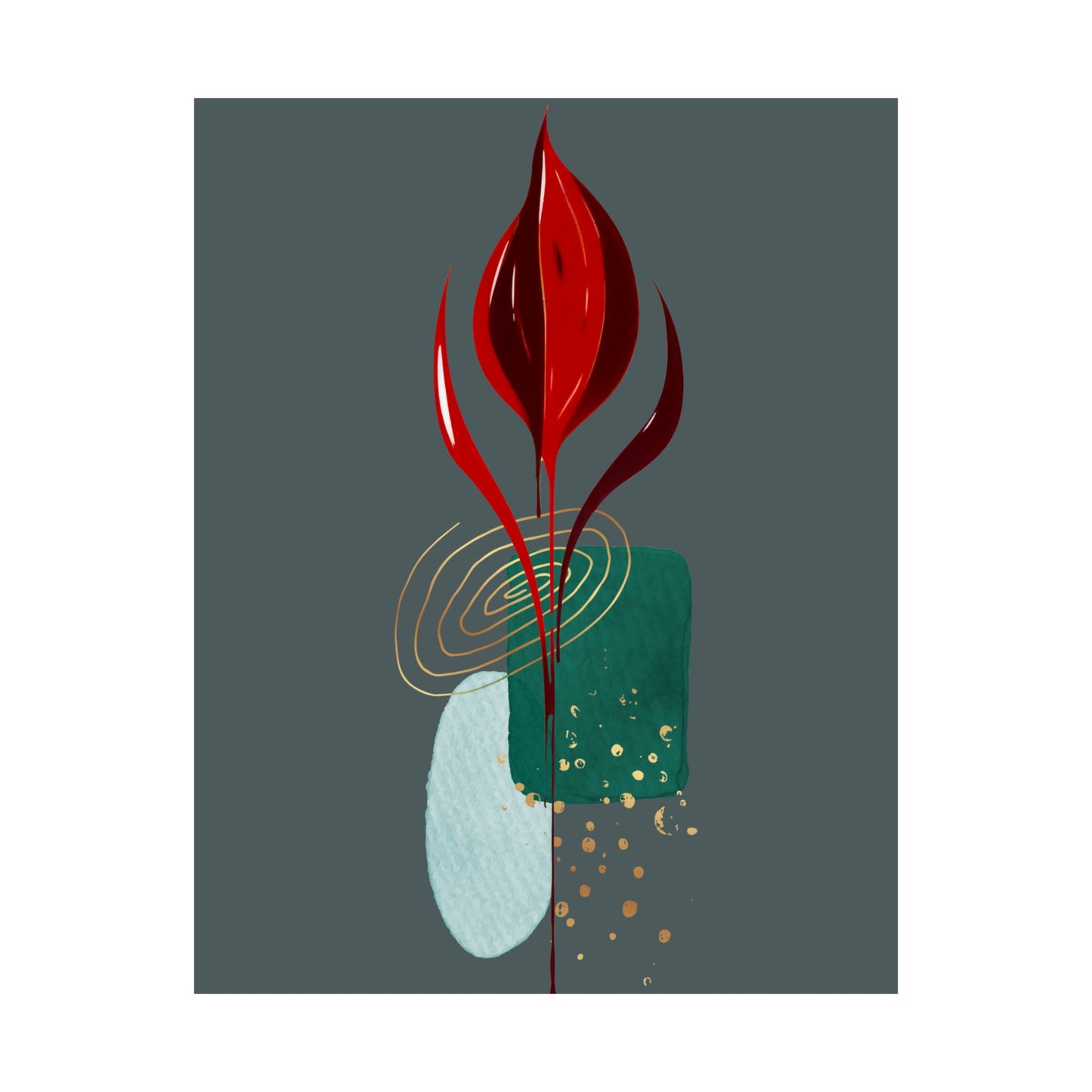 Chic Petals – Floral Art Print