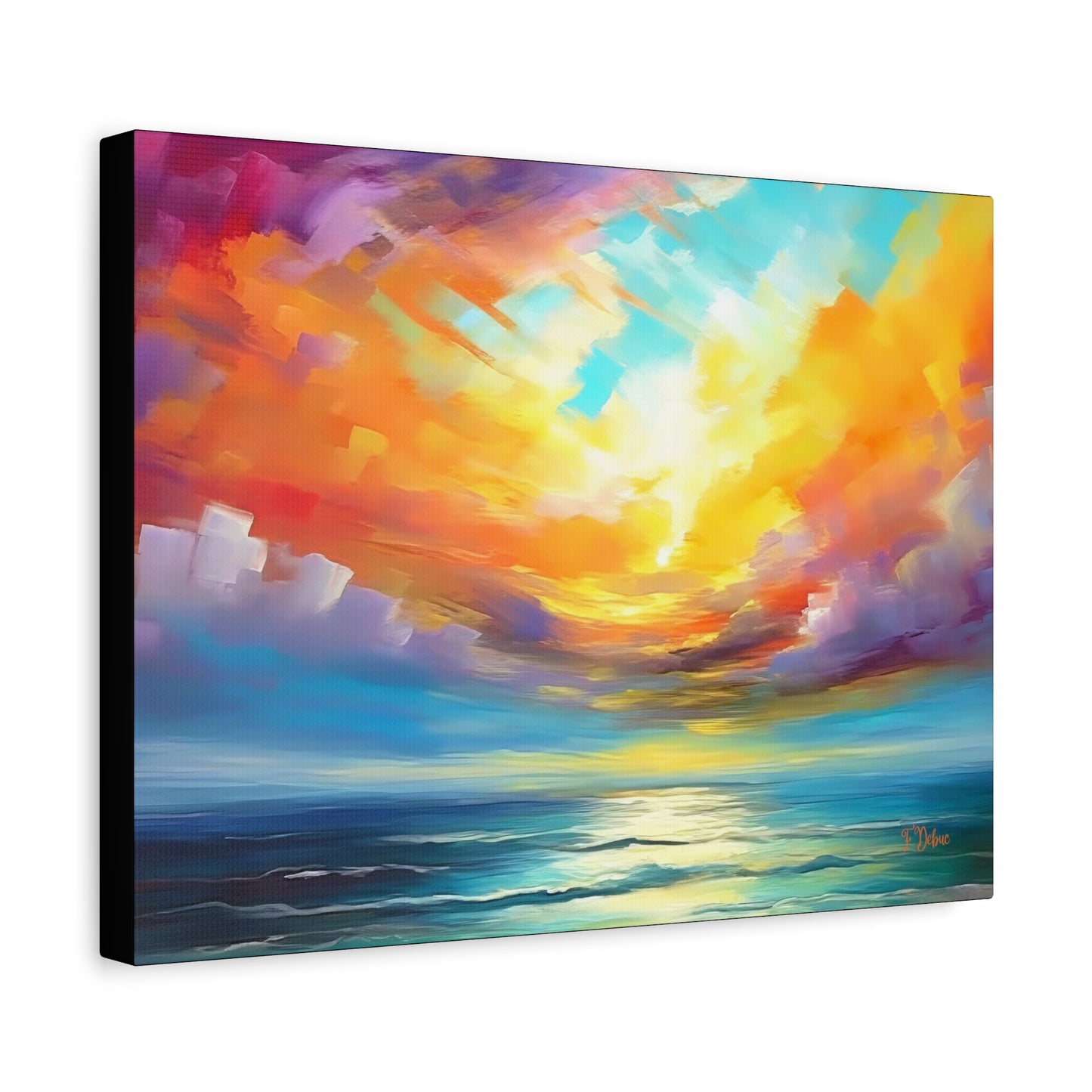 Azure Waves - Canvas Wall Art