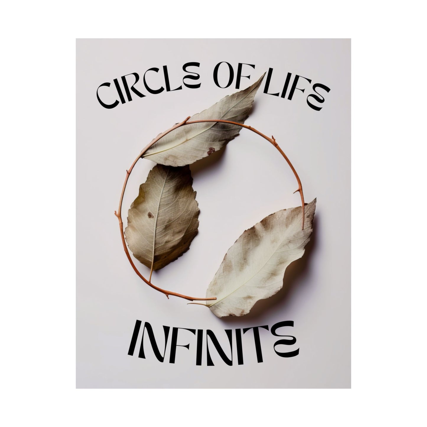 Circle of Life – Floral Art Print