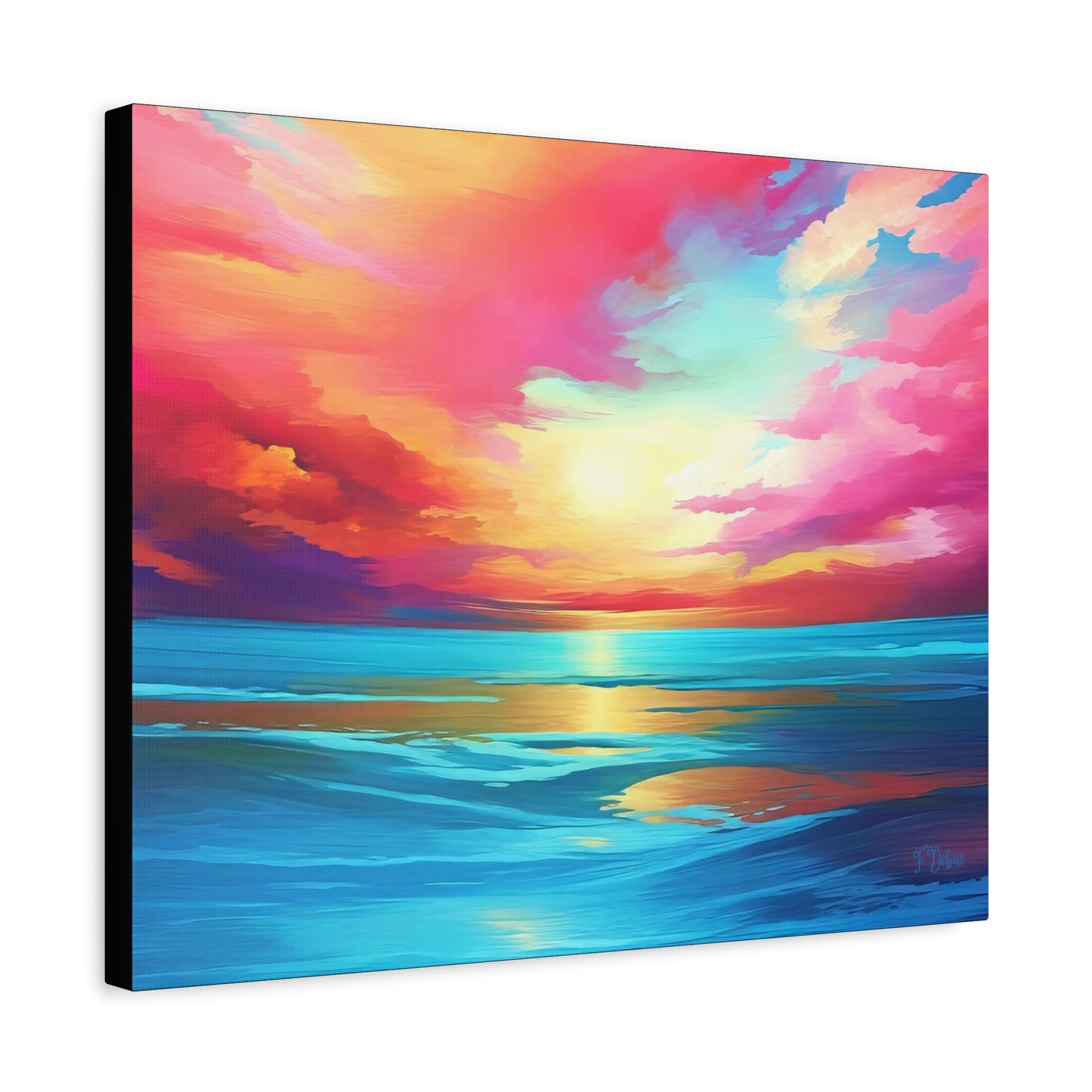 Turquoises Tides - Canvas Wall Art