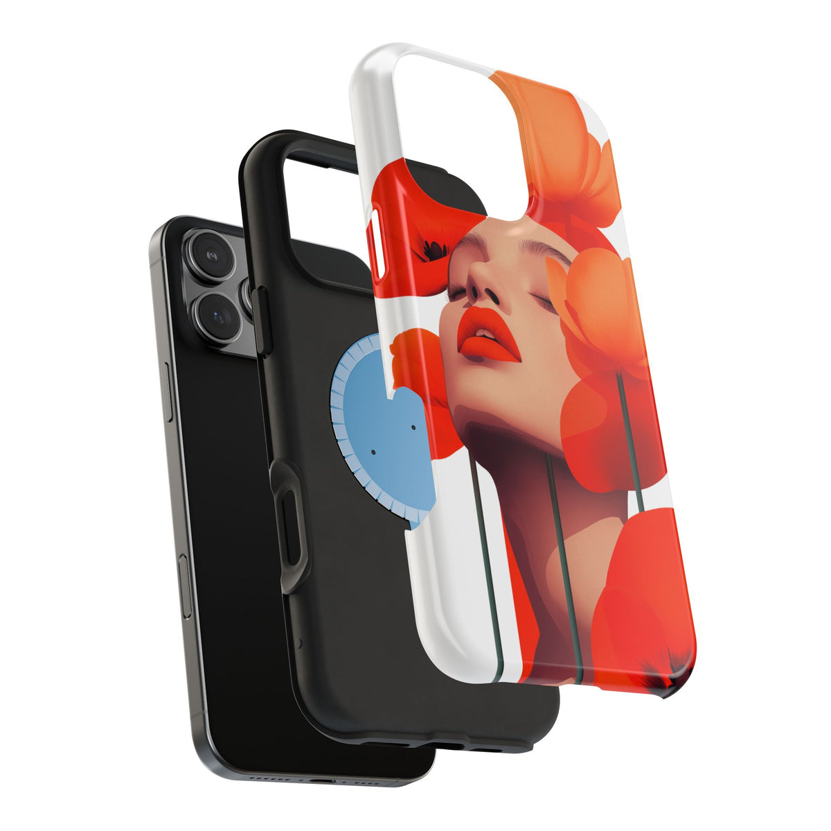 Dahlia Portrait - Magnetic iPhone Case