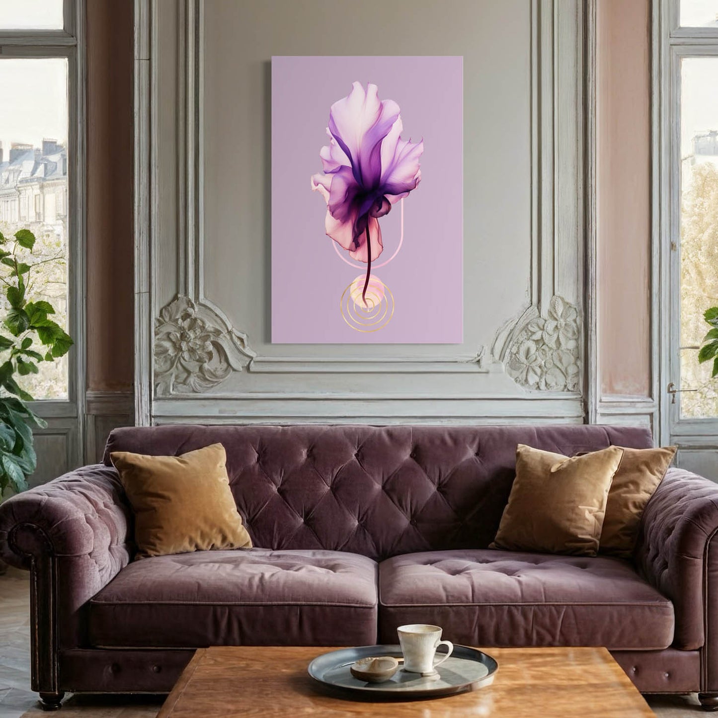 Modern Petals – Floral Art Print