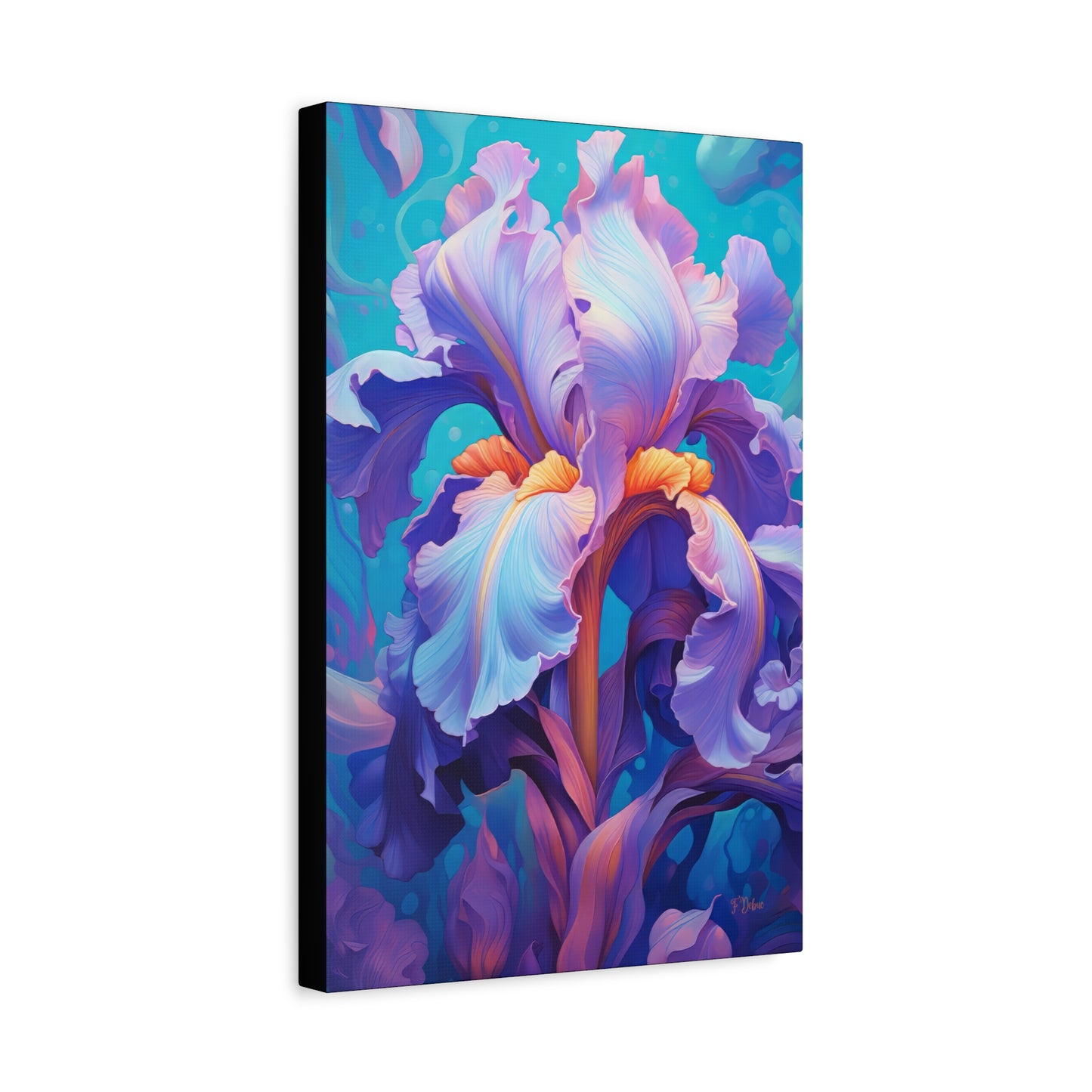 Iris Burst - Canvas Wall Art