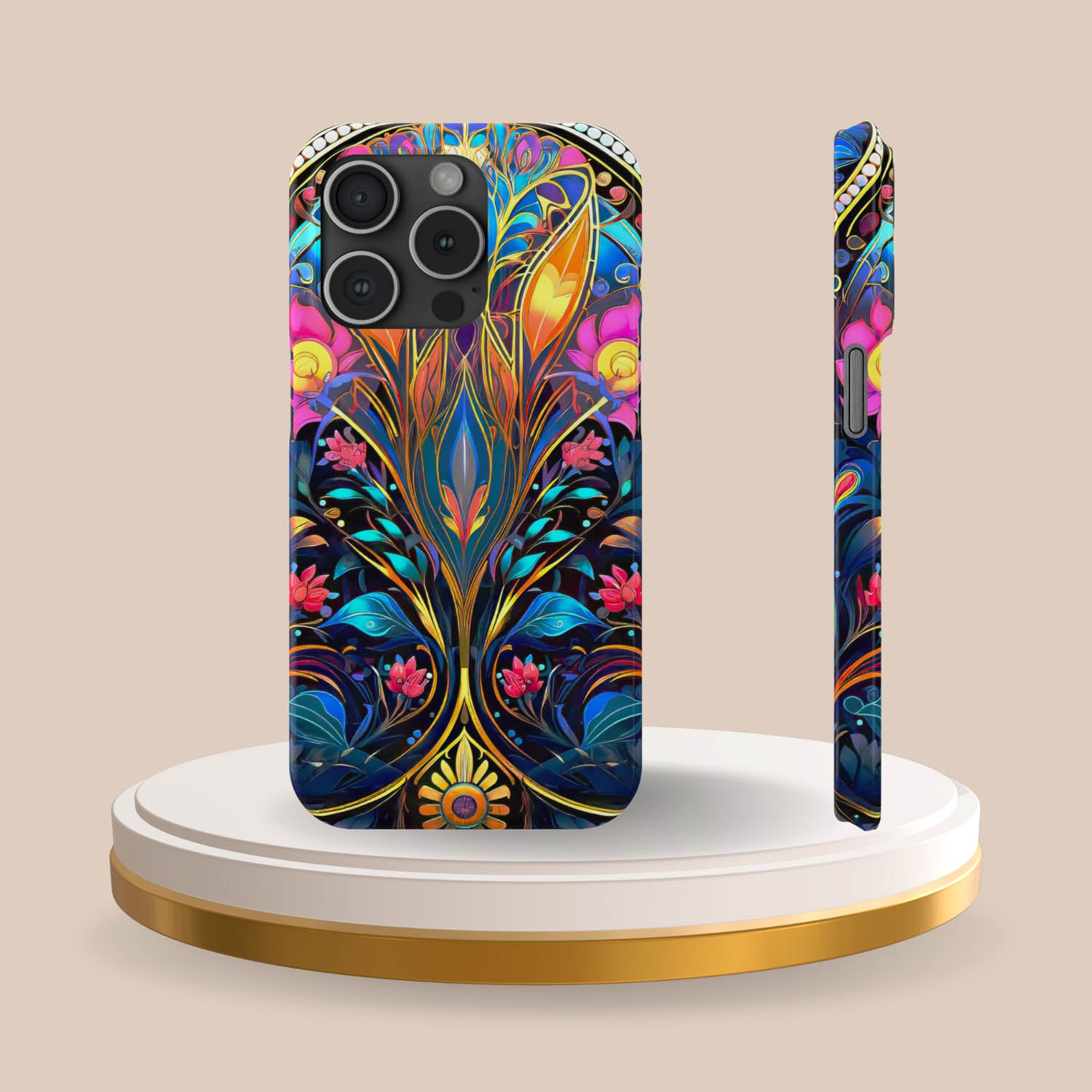 Abstract Art Deco iPhone Case, Modern Phone Cover Francoise Studio Abstract Art Deco iPhone Case, Modern Phone Cover Francoise Studio