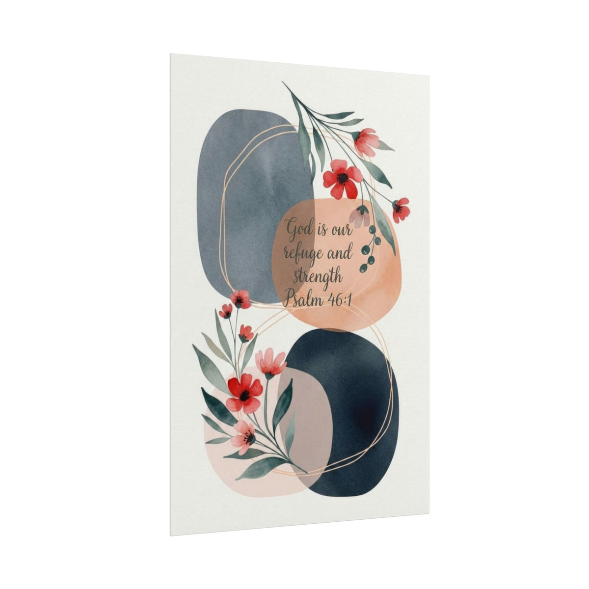God is Our Refuge - Art Print