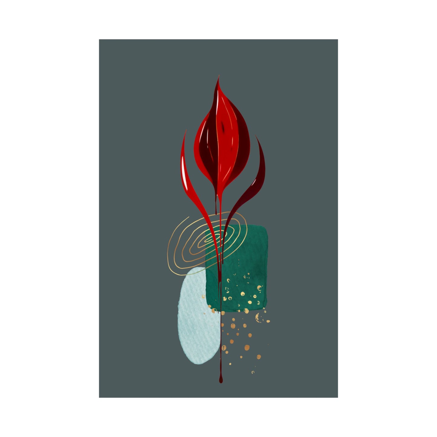 Chic Petals – Floral Art Print