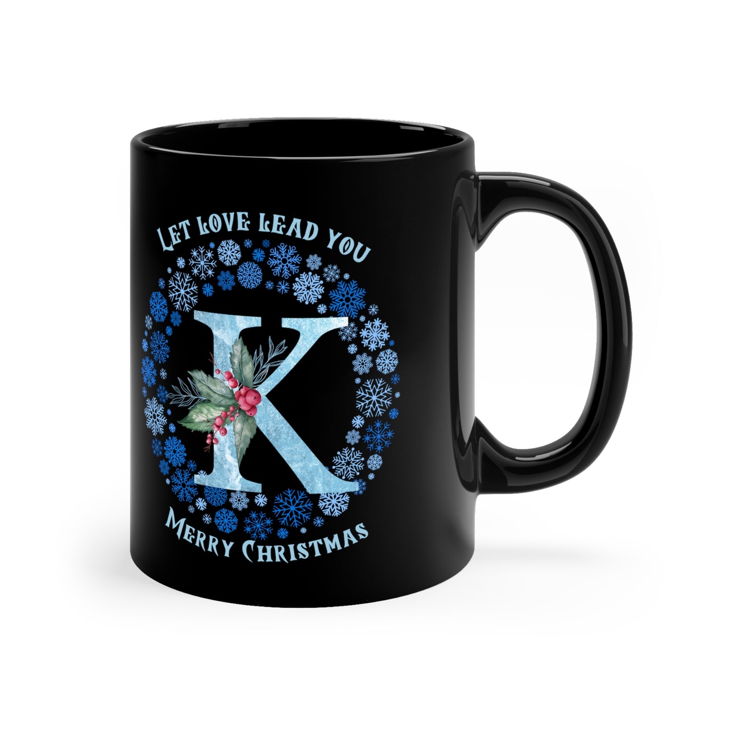Festive Alphabet K Mug
