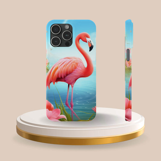 Tropical Flamingo - iPhone Case