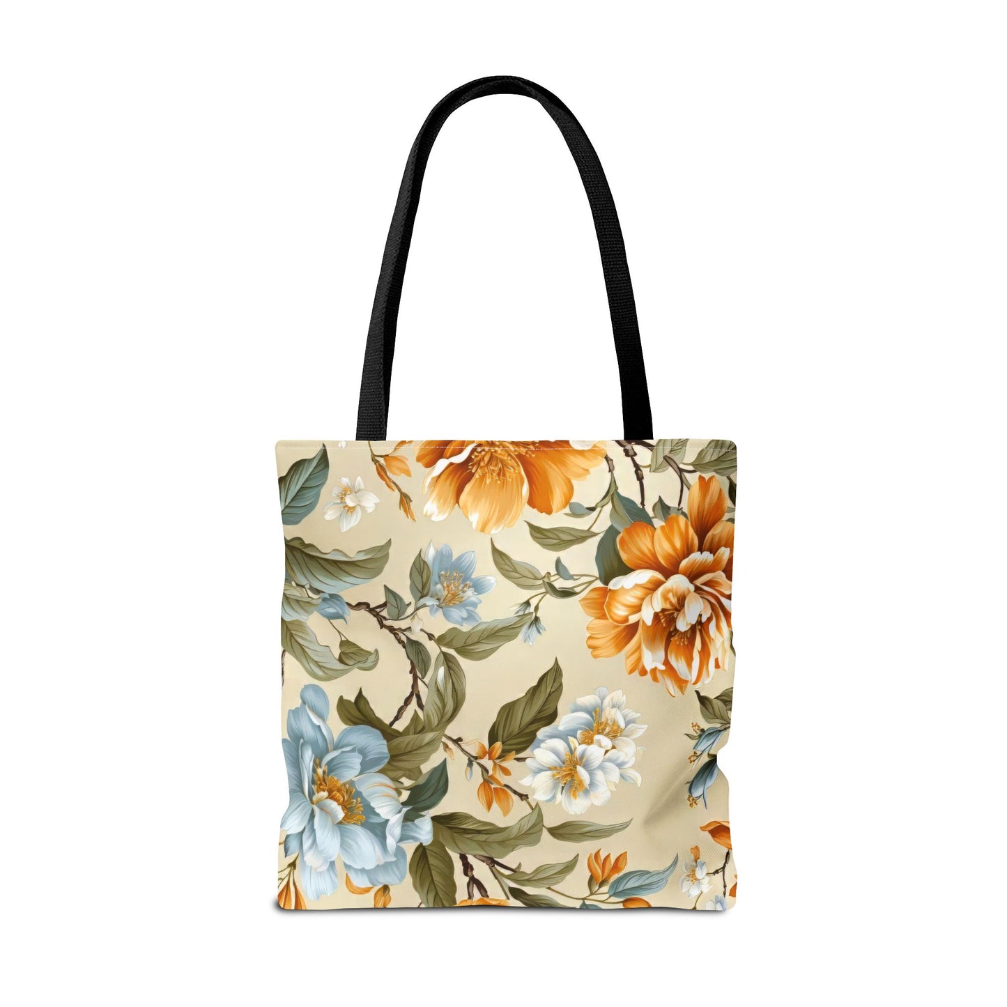 Beige Florals - Tote Bag