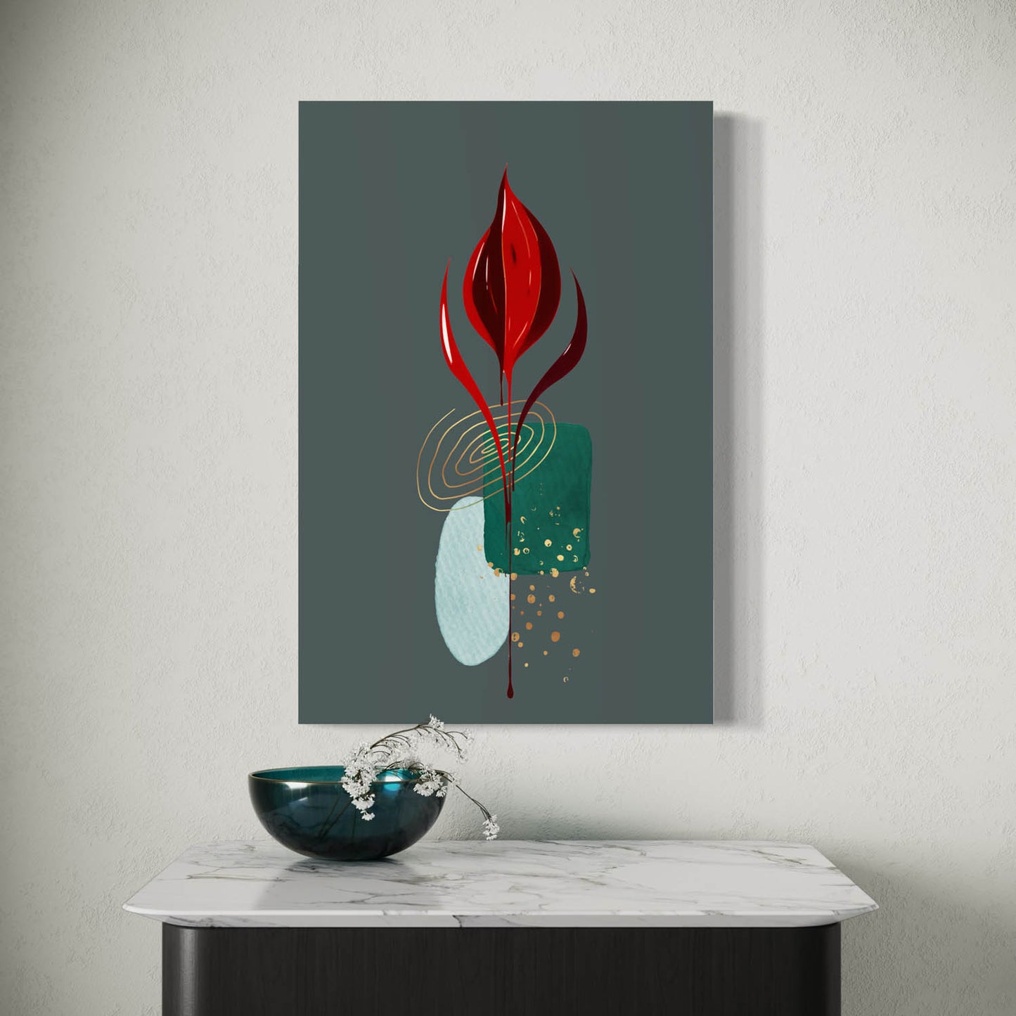 Chic Petals – Floral Art Print
