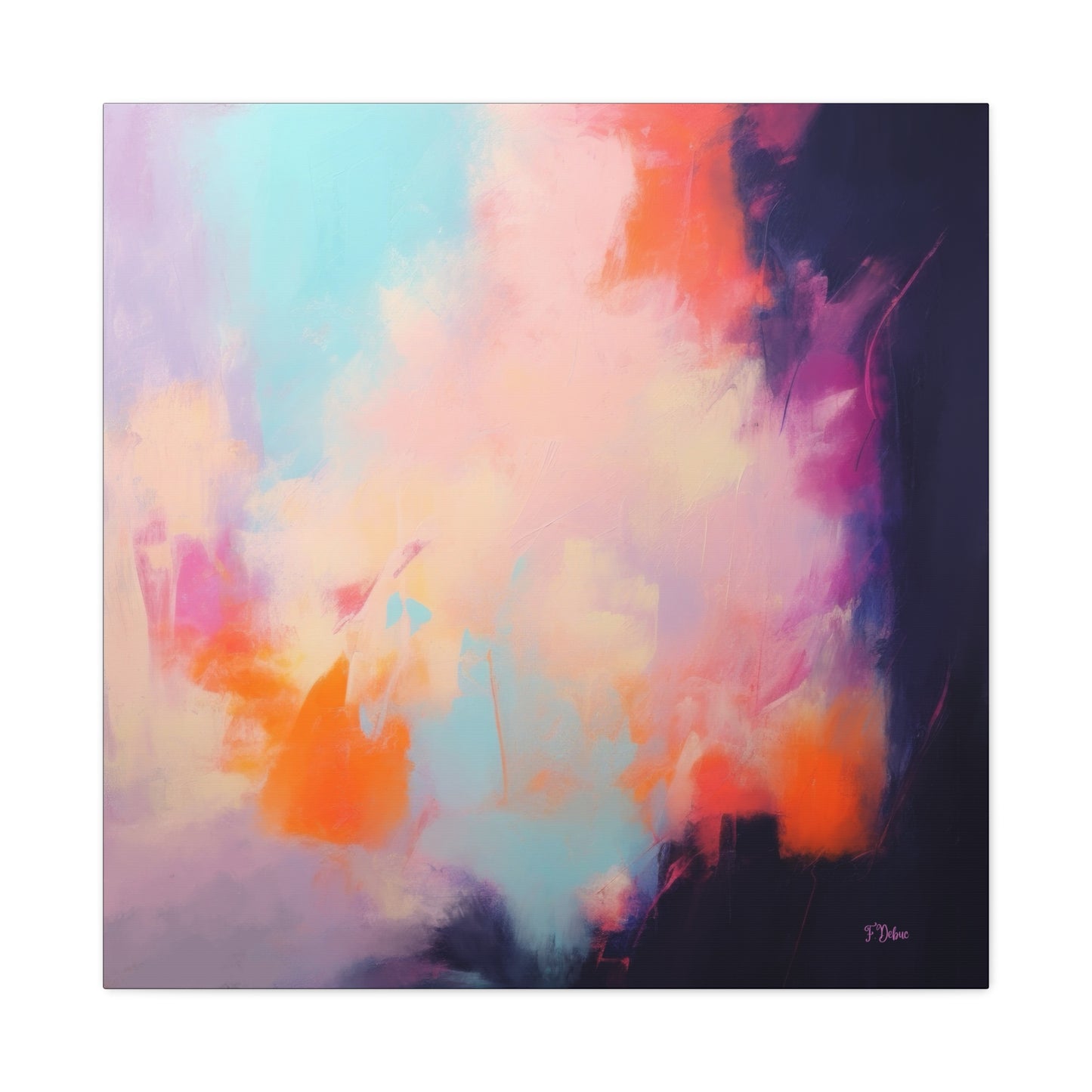 Radiant Echo – Abstract Color Splash