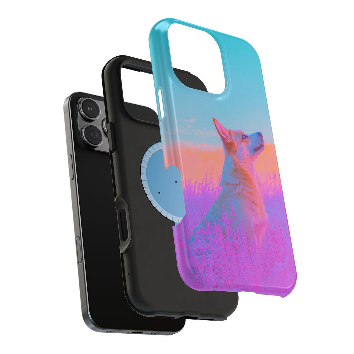 Sunset Dog - Magnetic iPhone Case
