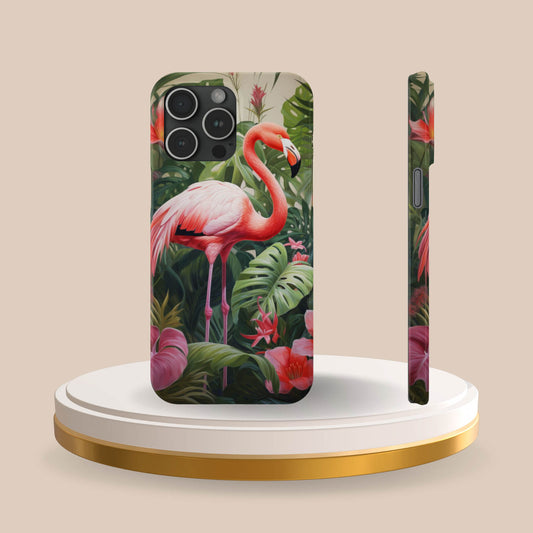 Graceful Flamingo - iPhone Case