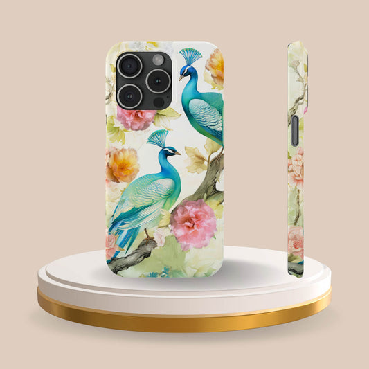 Artistic Peacock - iPhone Case