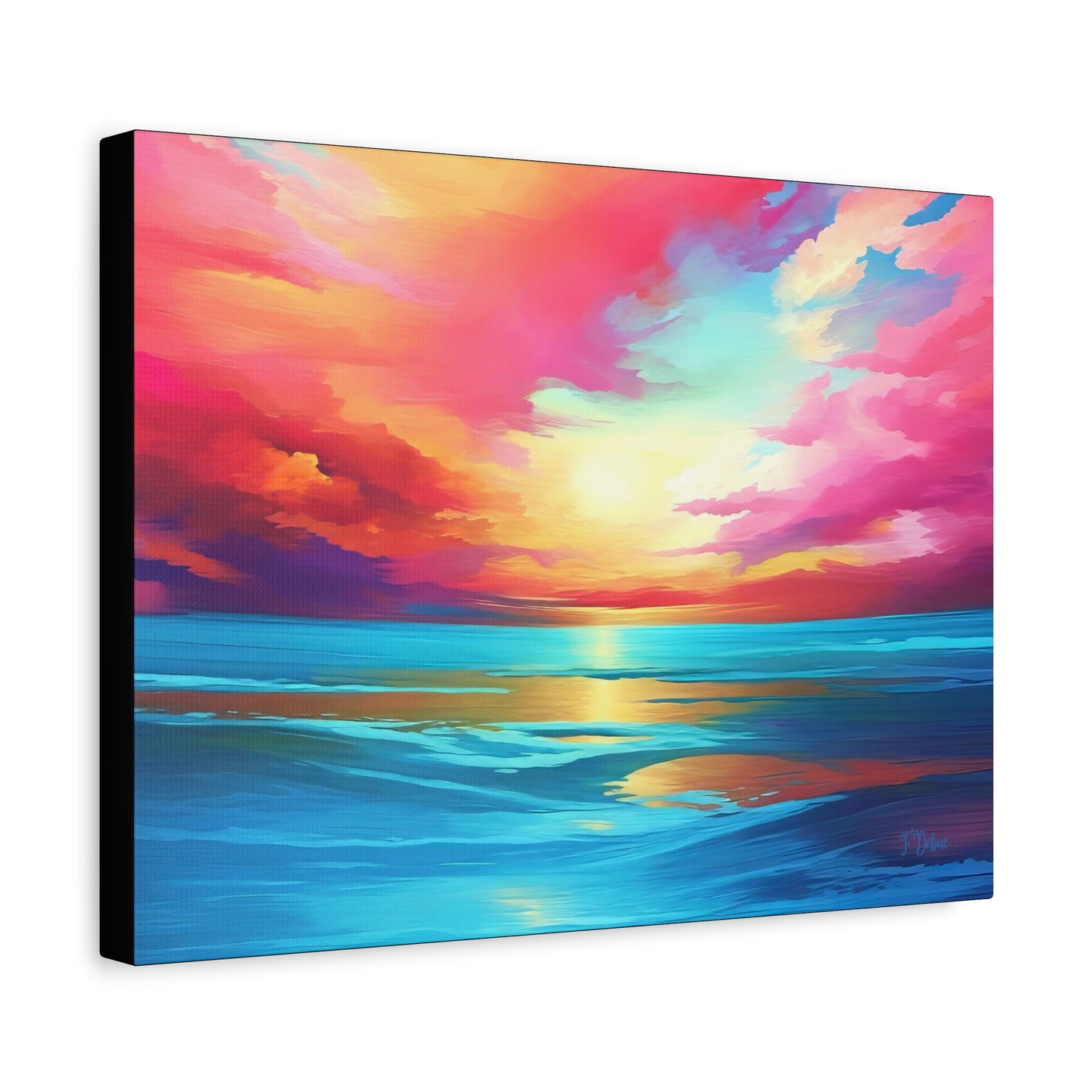Turquoises Tides - Canvas Wall Art