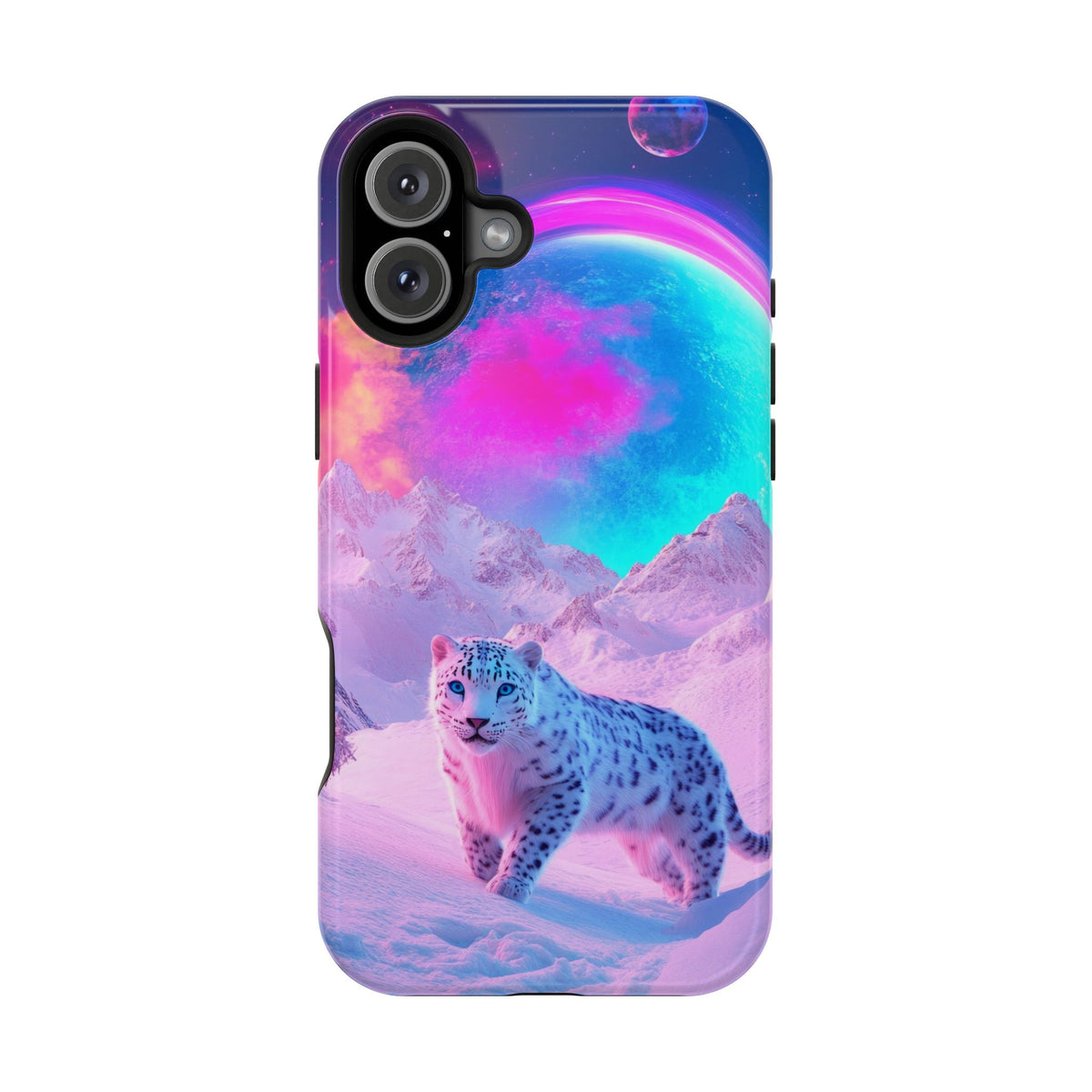 Snow Leopard - Magnetic iPhone Case