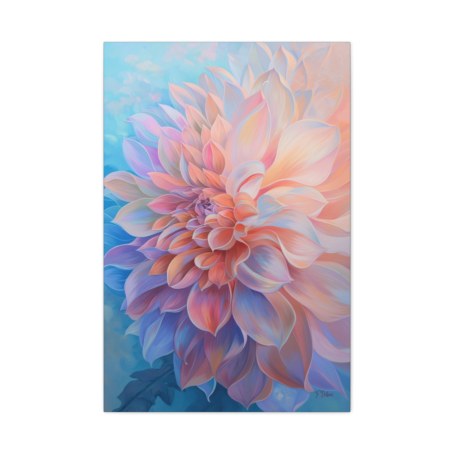 Dahlia Splendor - Canvas Wall Art