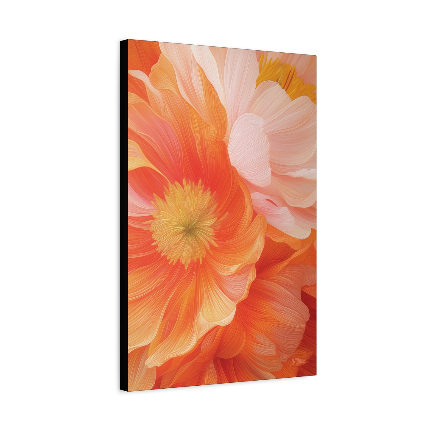 Peony Elegance - Canvas Wall Art
