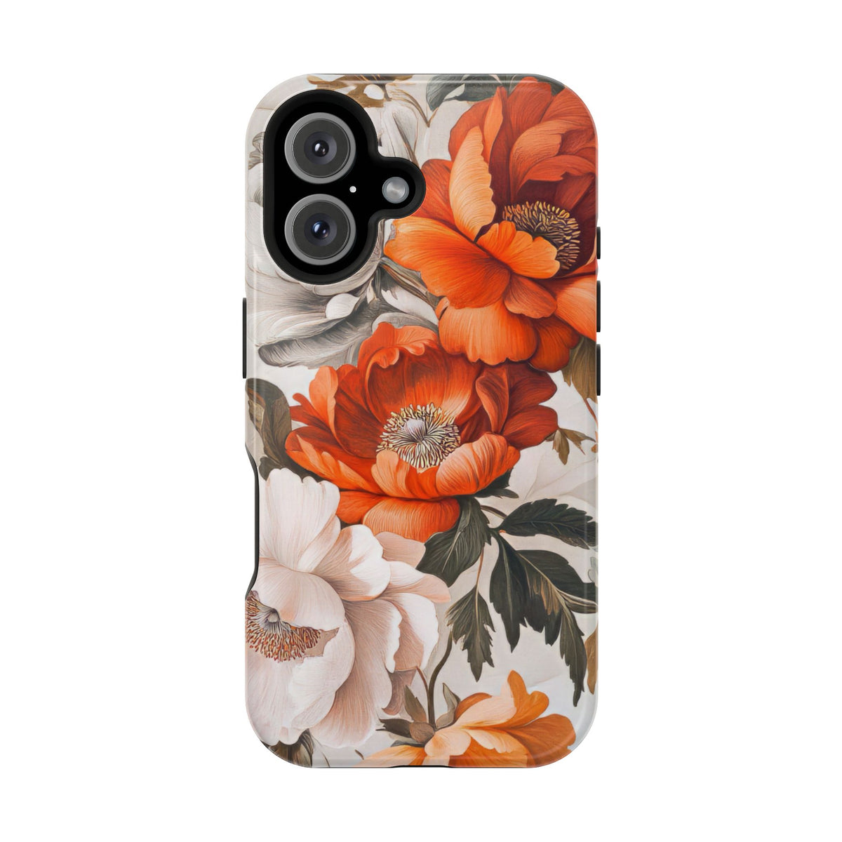 Vintage Peony Bloom - Magnetic iPhone Case