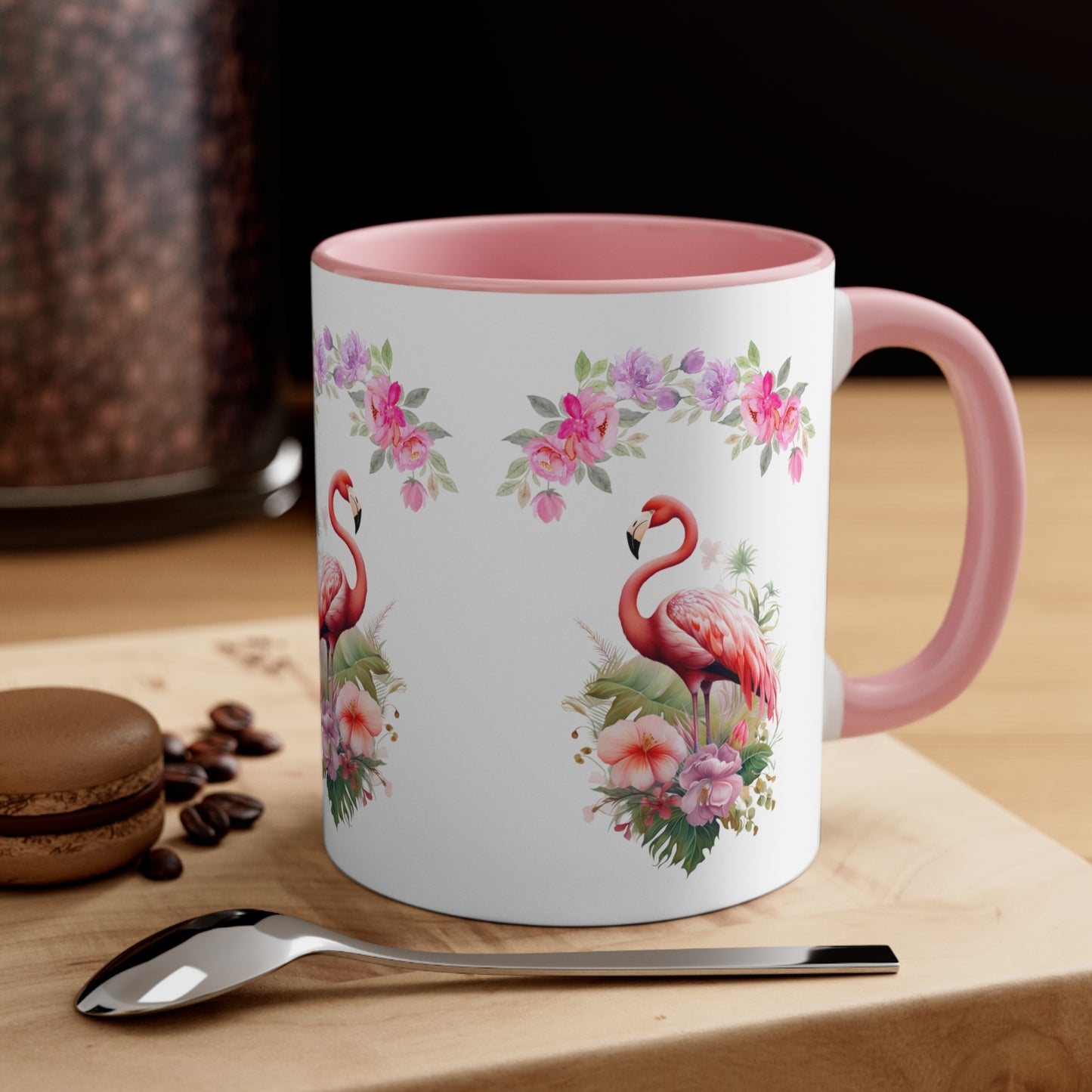 Flamingo Floral Mug