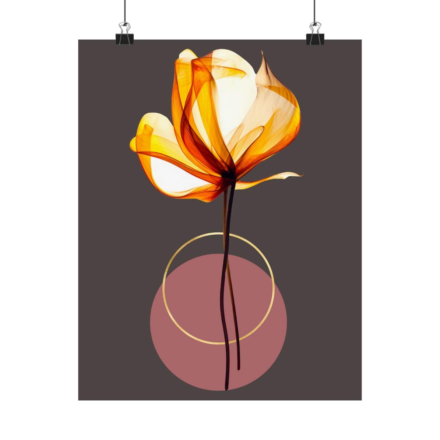 Graceful Bliss – Floral Art Print