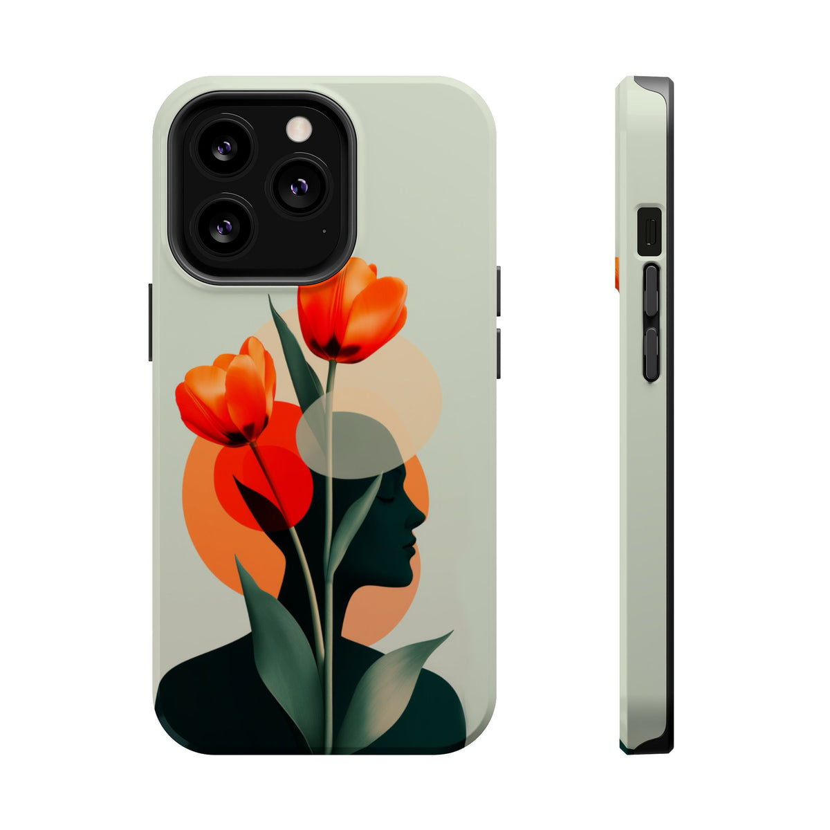 Tulip Silhouette - Magnetic iPhone Case