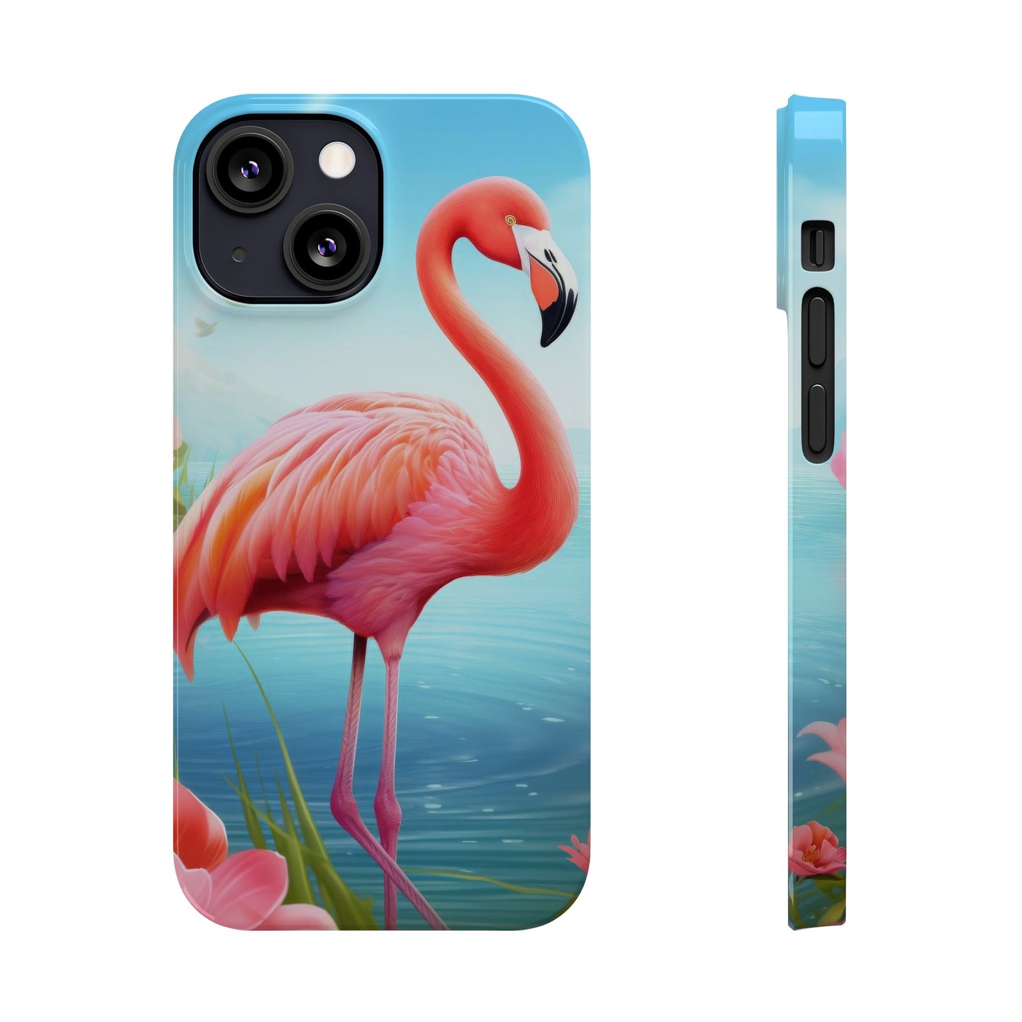 Tropical Flamingo - iPhone Case