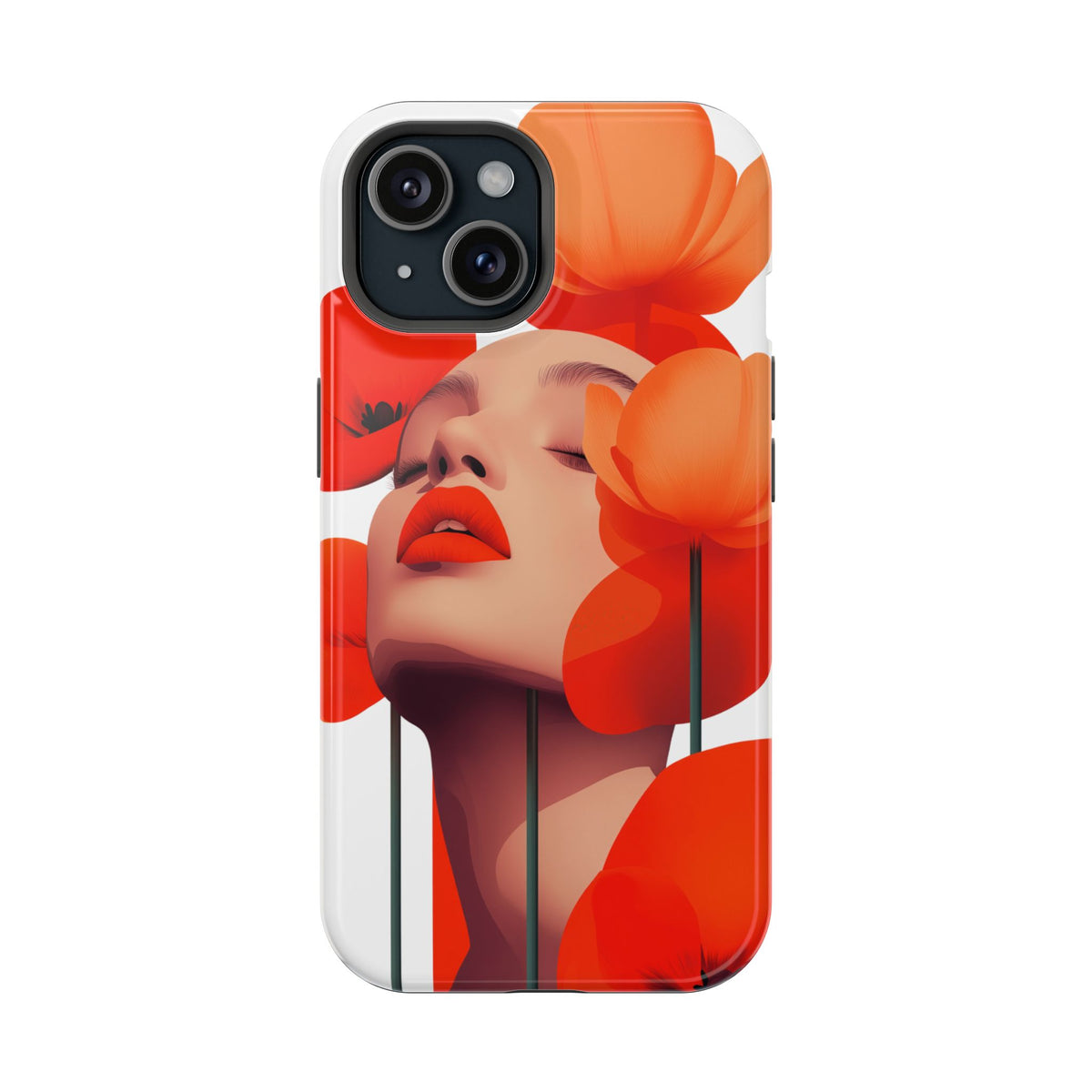 Dahlia Portrait - Magnetic iPhone Case