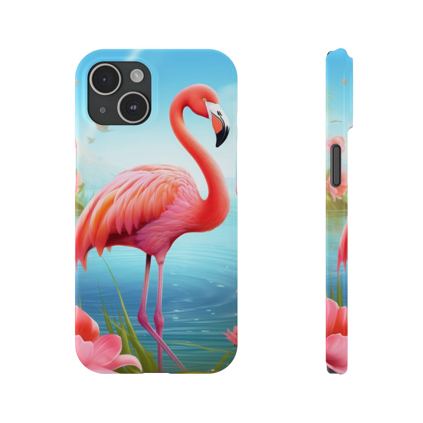 Tropical Flamingo - iPhone Case