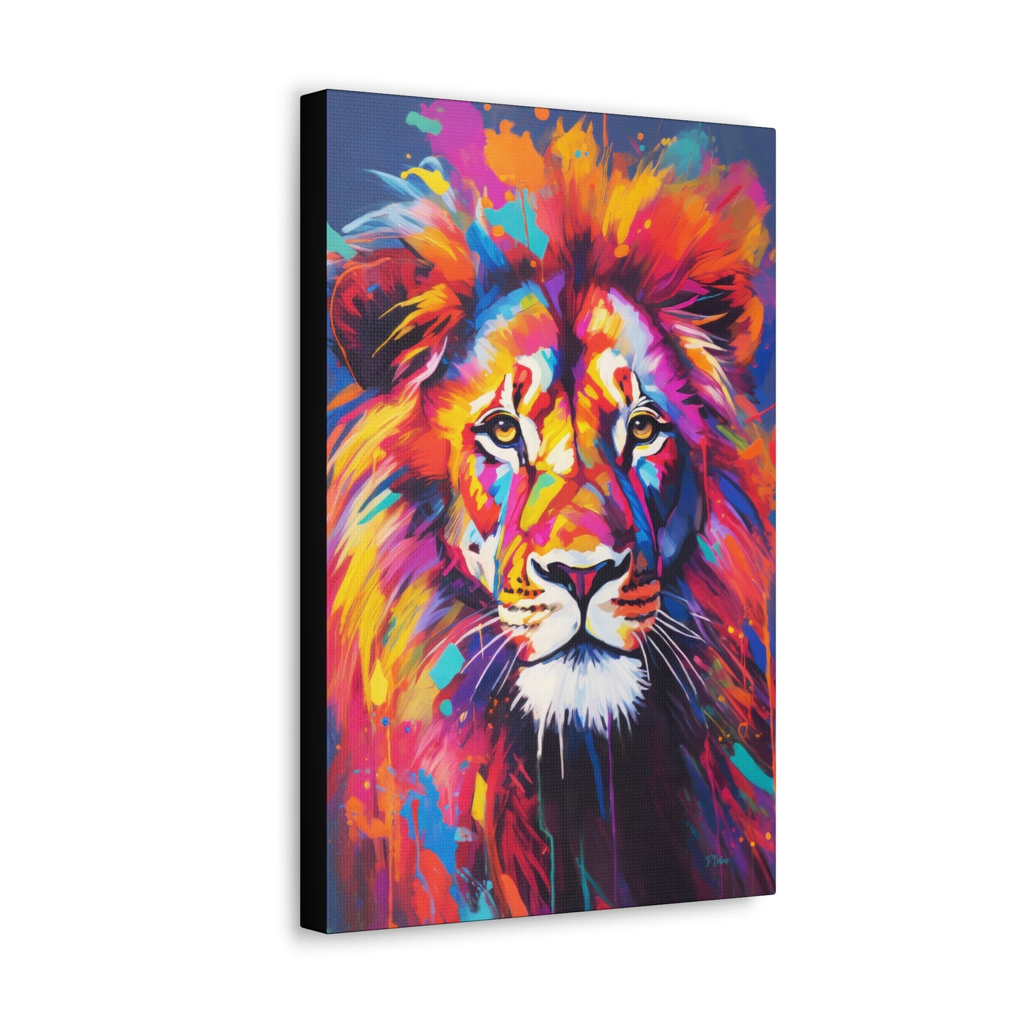 Fierce Lion - Canvas Wall Art