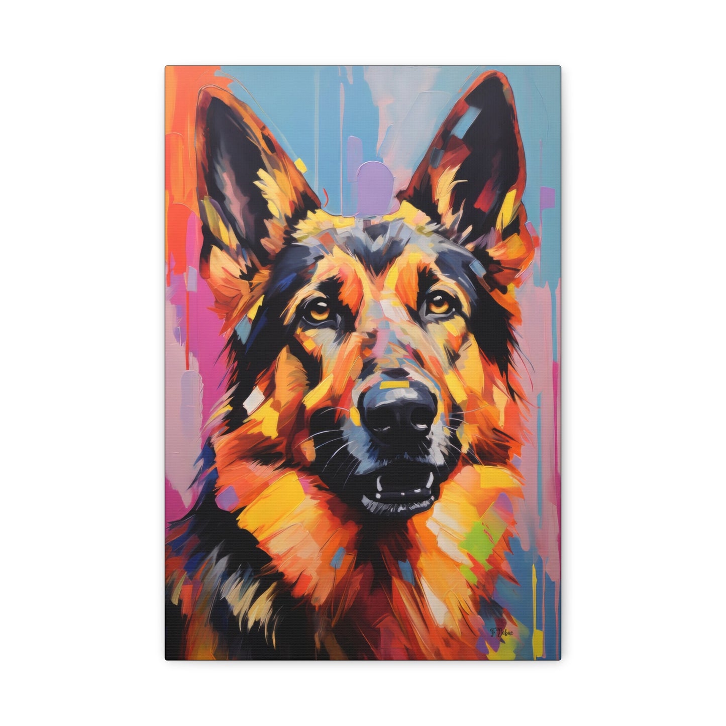 German Shepperd - Canvas Wall Art