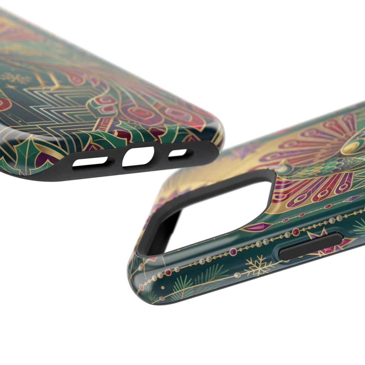 Art Deco Peacock - Magnetic iPhone Case
