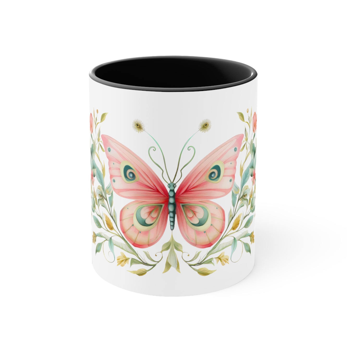 Artistic Butterfly Coffee Cup