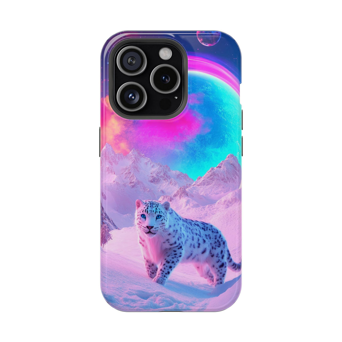 Snow Leopard - Magnetic iPhone Case