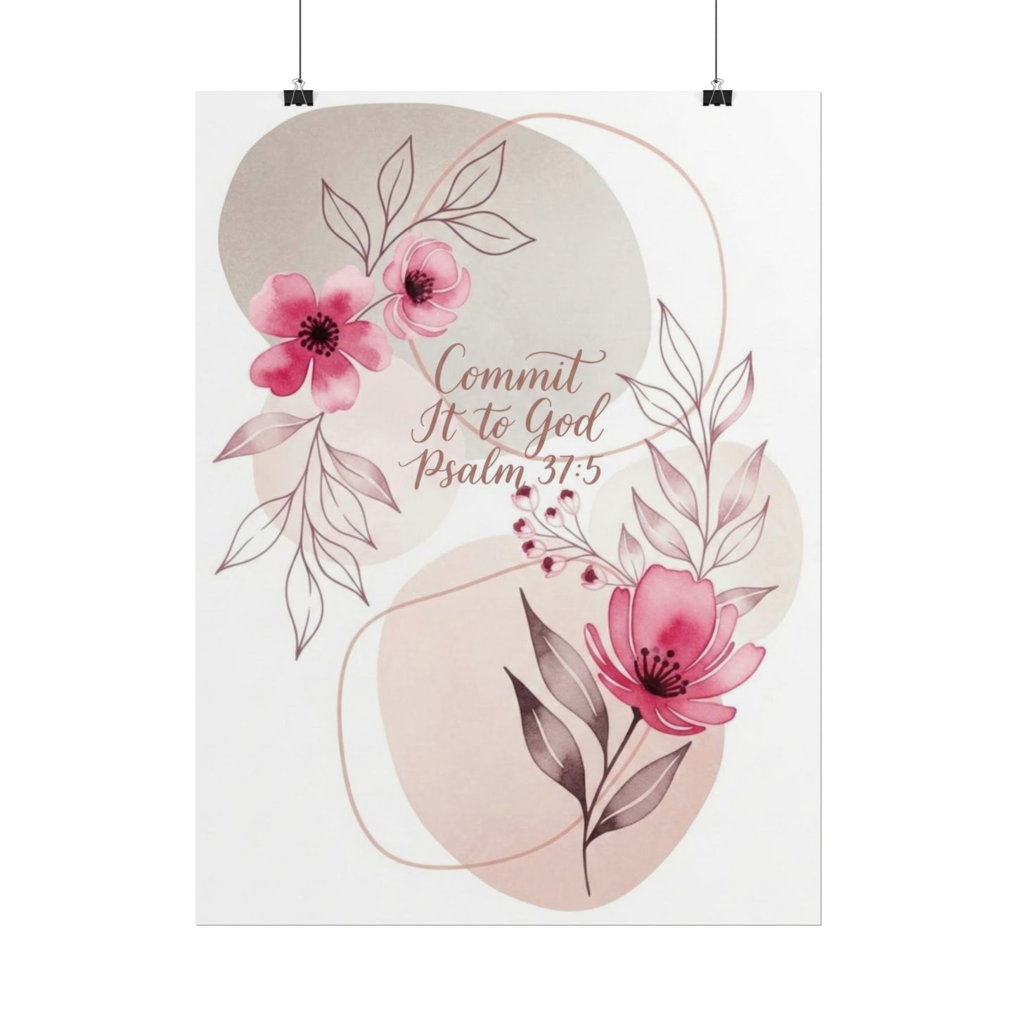 Commit It to God - Christian Art Print