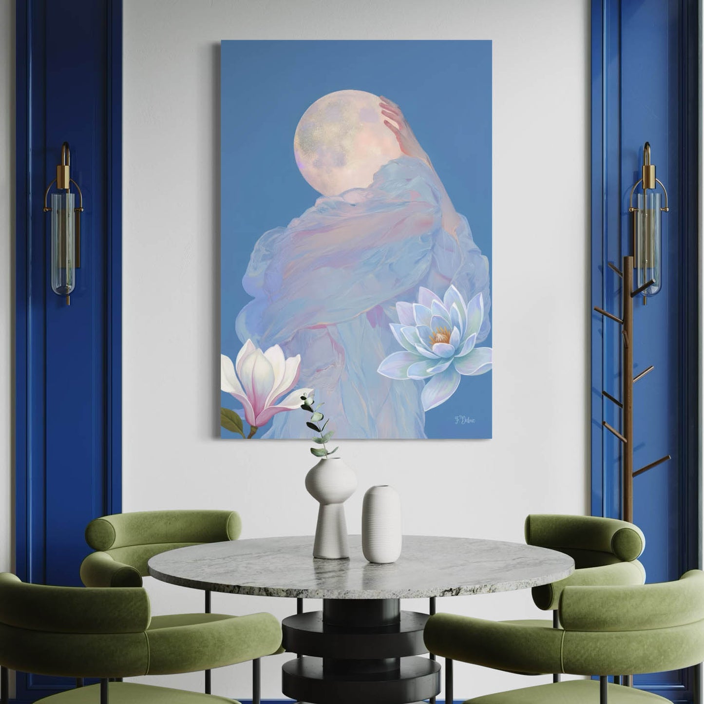 Lunar Grace - Canvas Wall Art