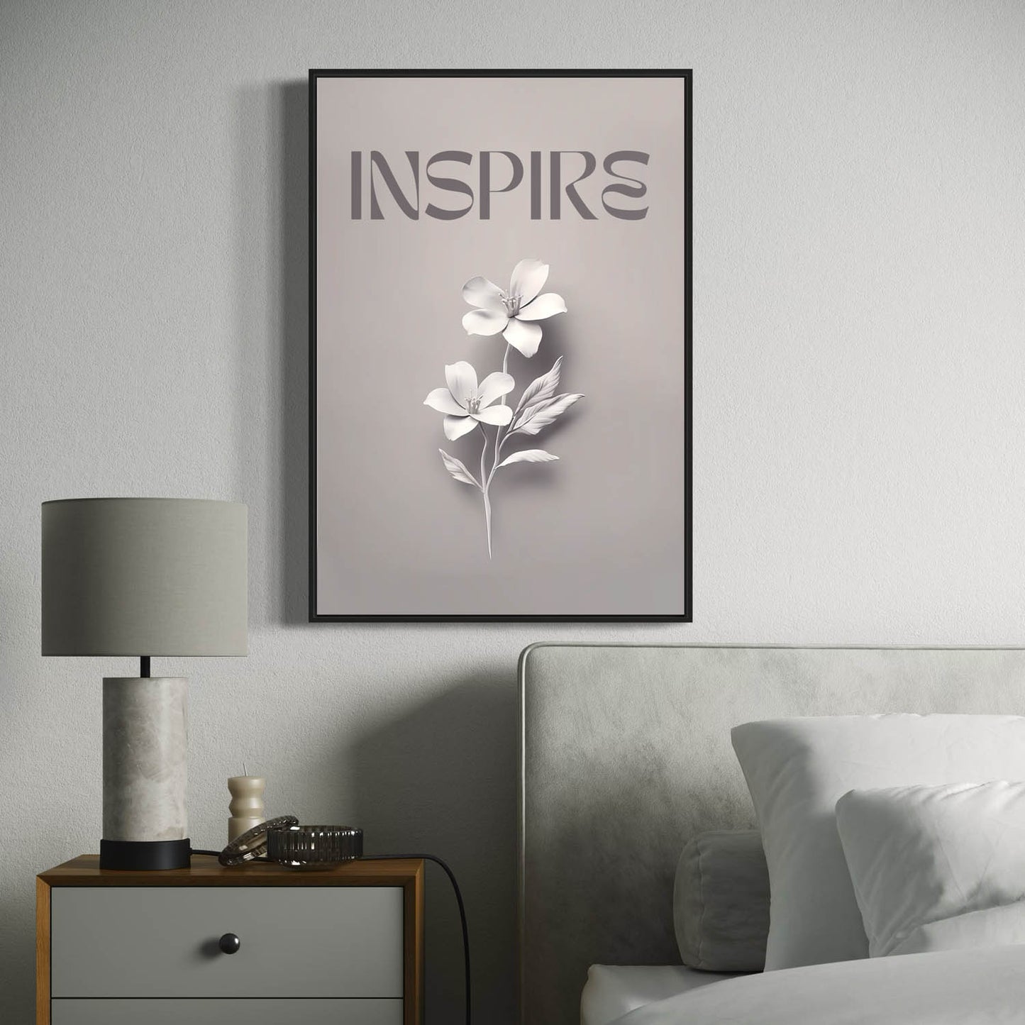 Inspire – Floral Art Print