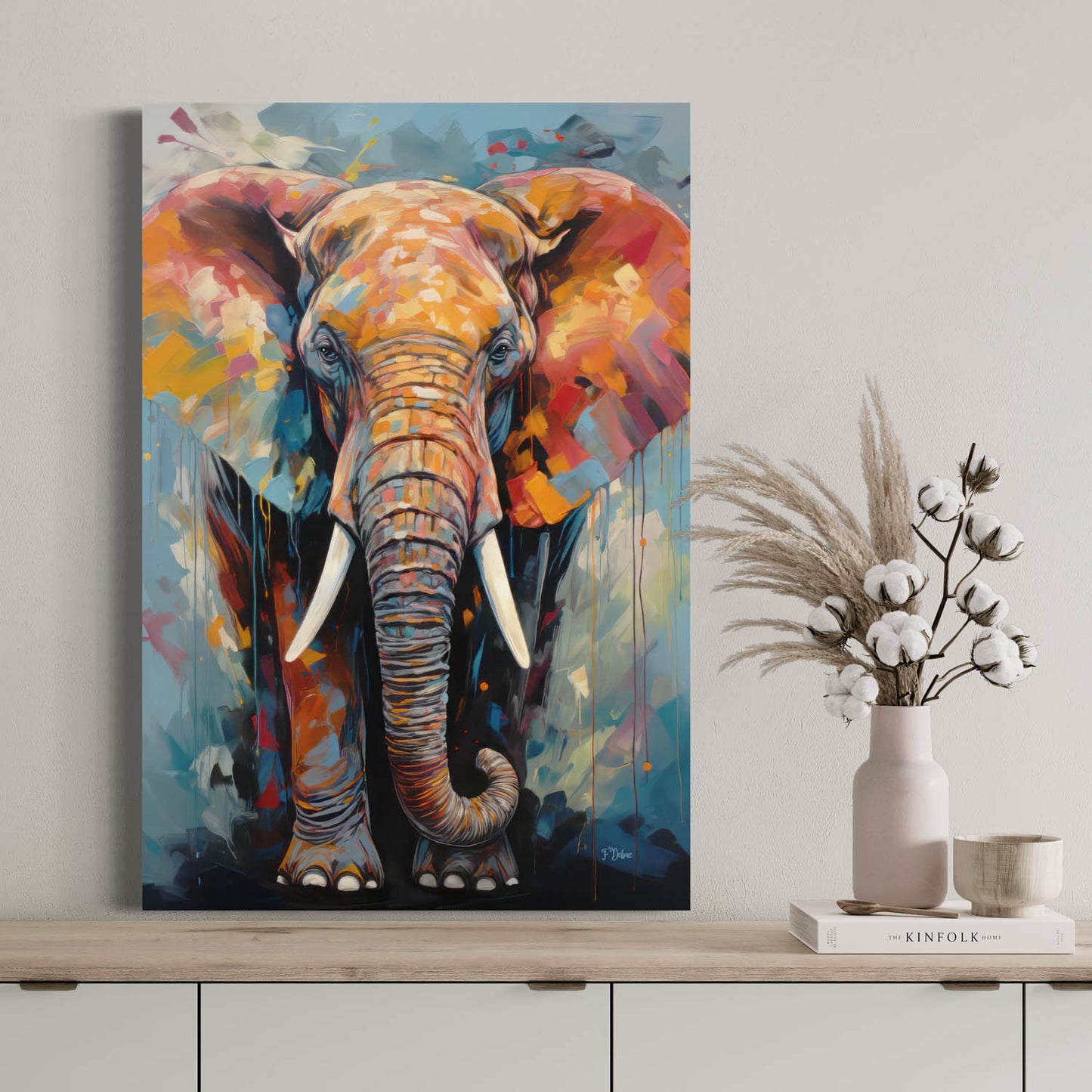 Serenity Elephant - Canvas Wall Art