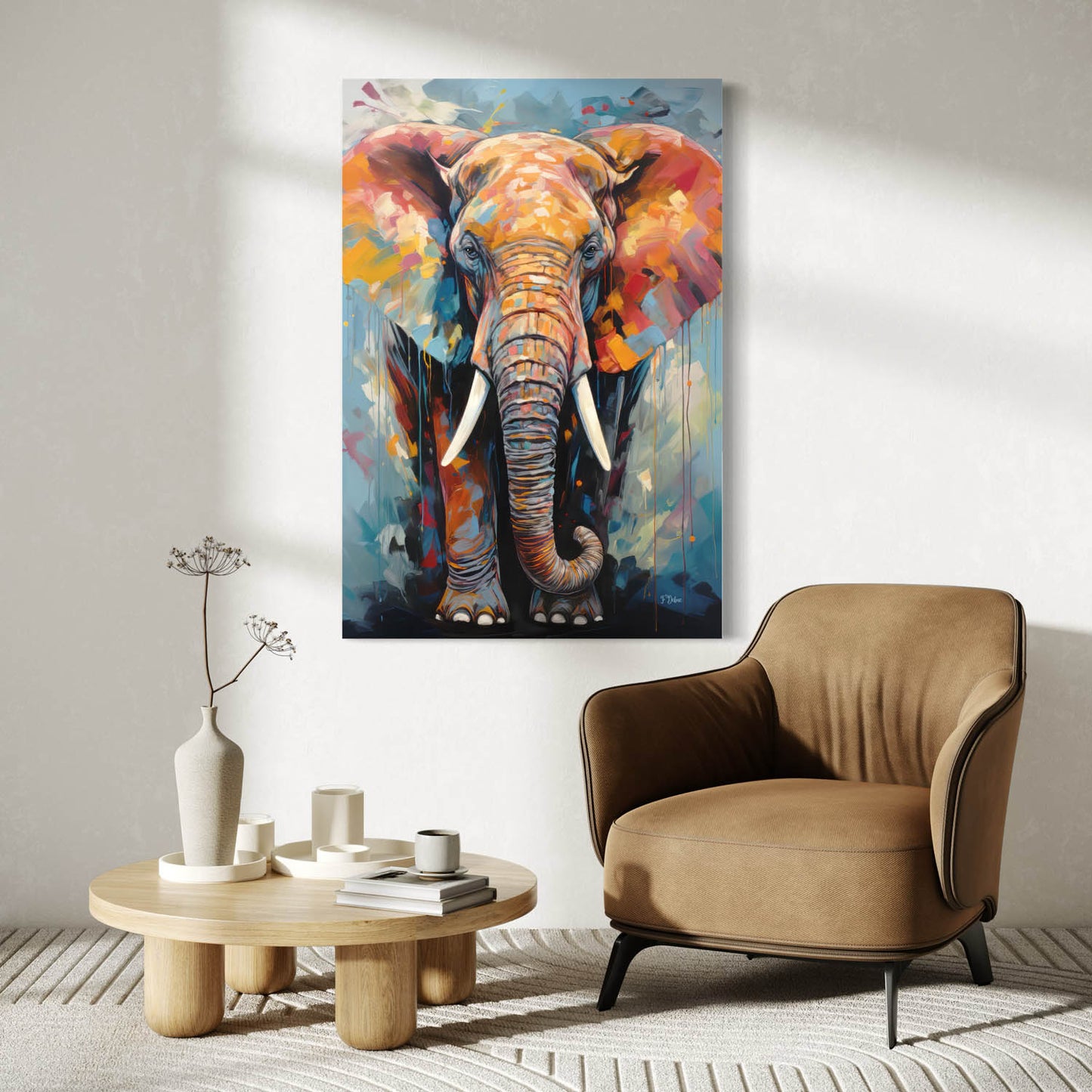 Serenity Elephant - Canvas Wall Art