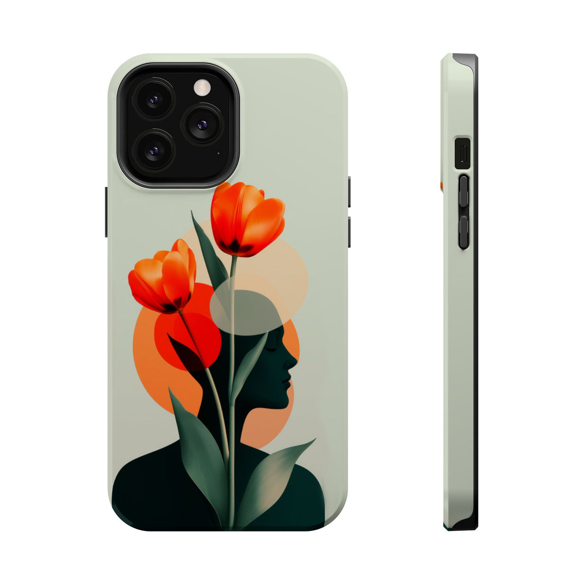 Tulip Silhouette - Magnetic iPhone Case