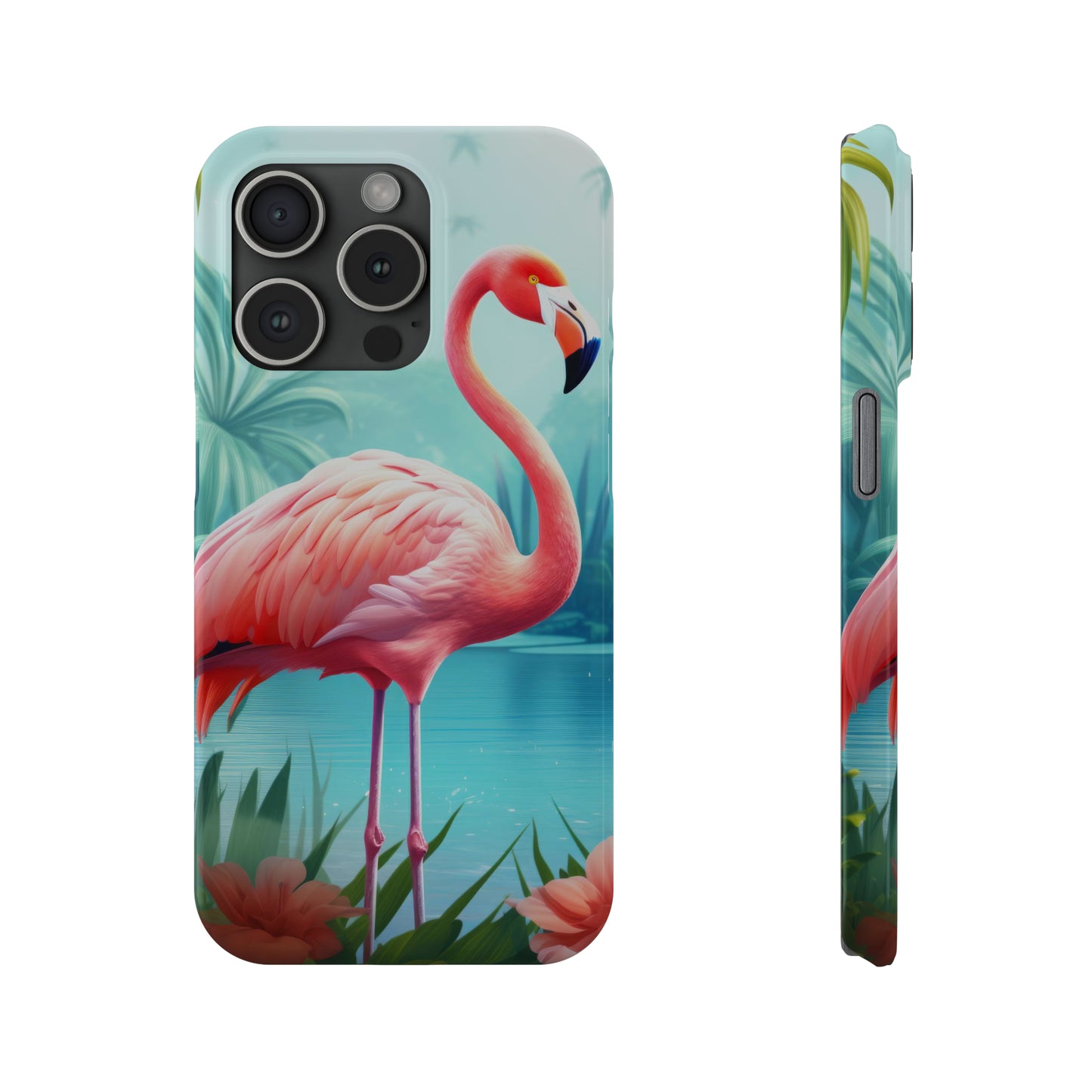 Pink Flamingo iPhone Case