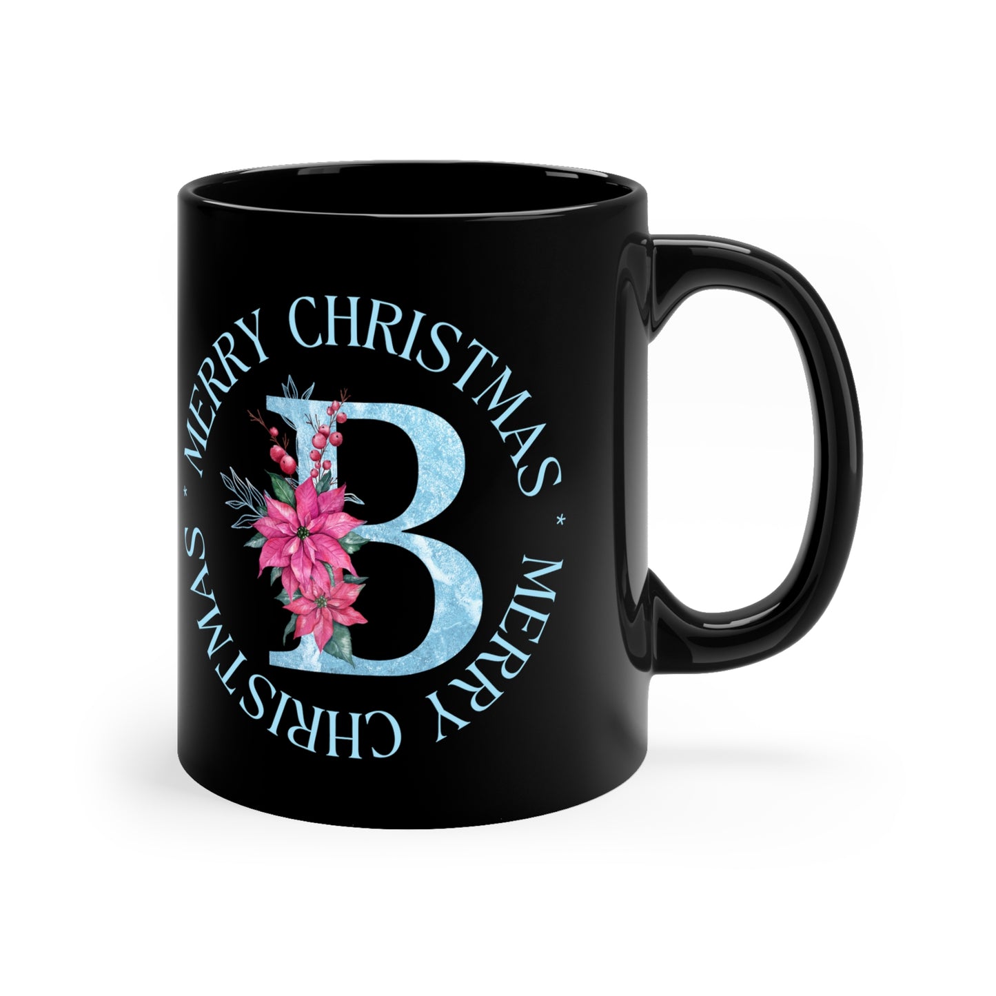 Christmas Custom Letter B Mug