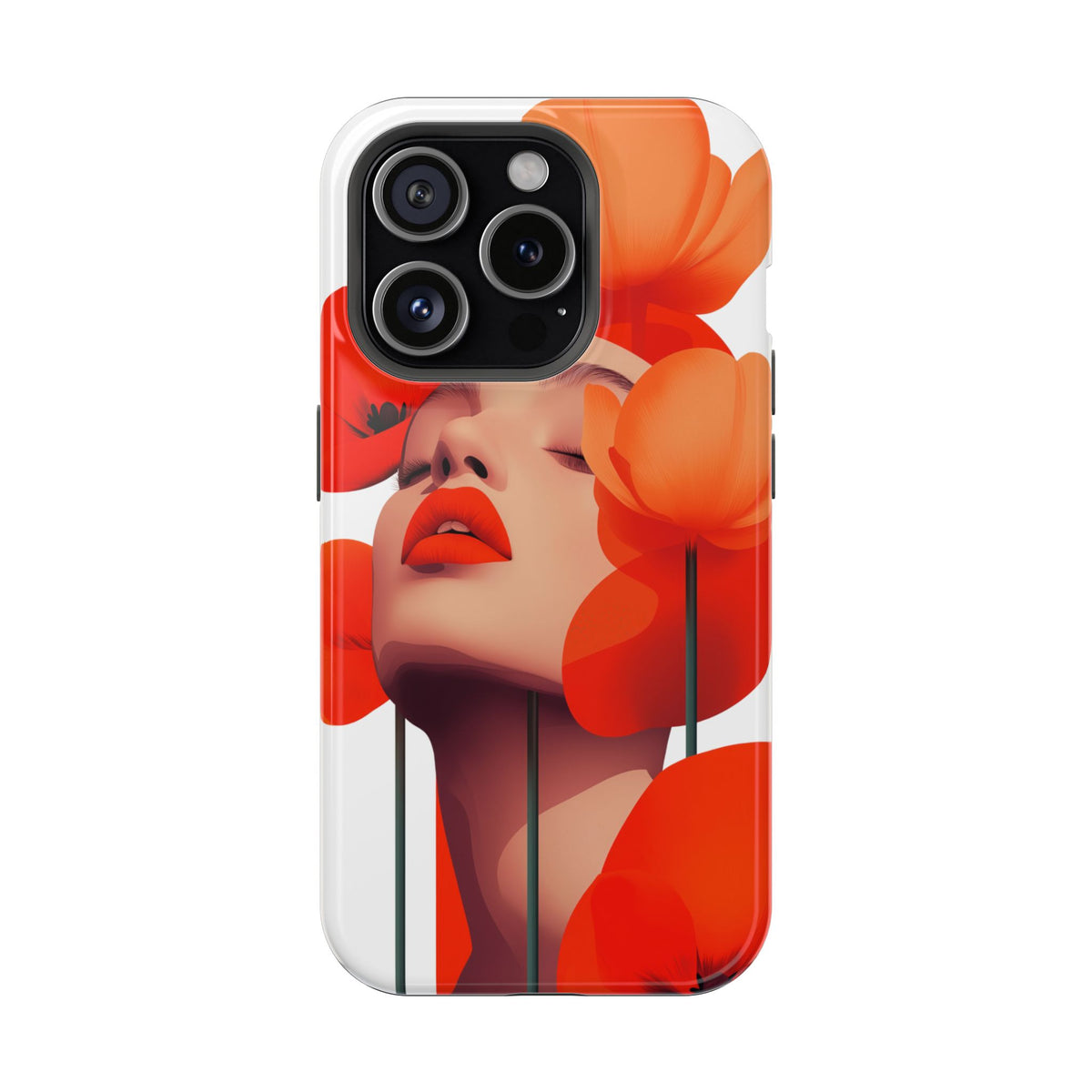 Dahlia Portrait - Magnetic iPhone Case