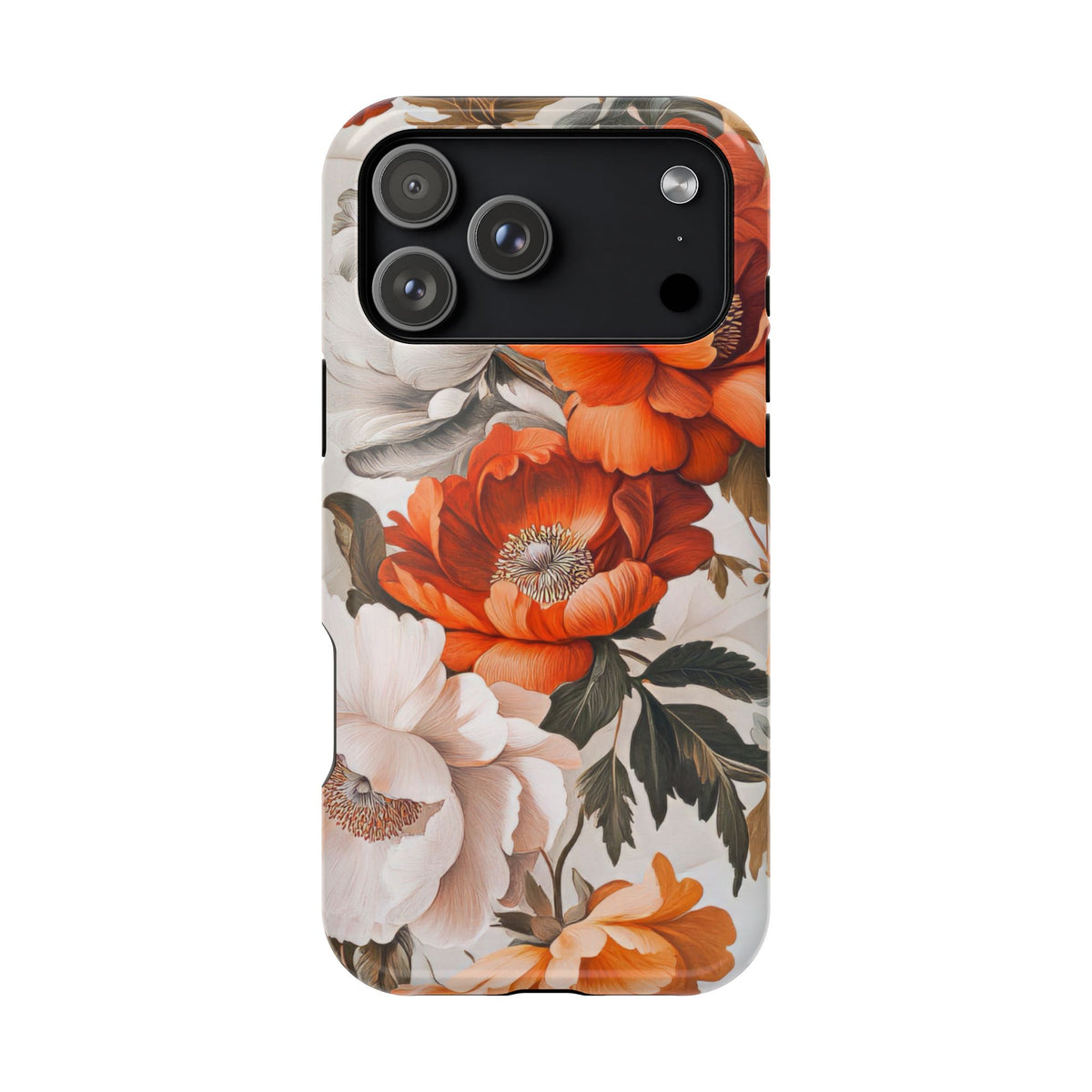 Vintage Peony Bloom - Magnetic iPhone Case