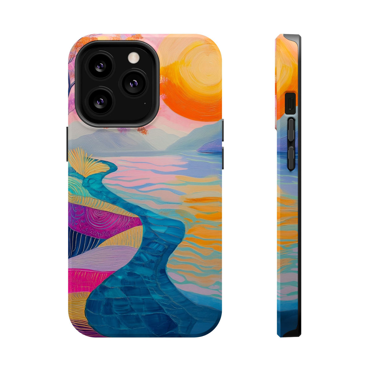 Sunset River - Magnetic iPhone Case