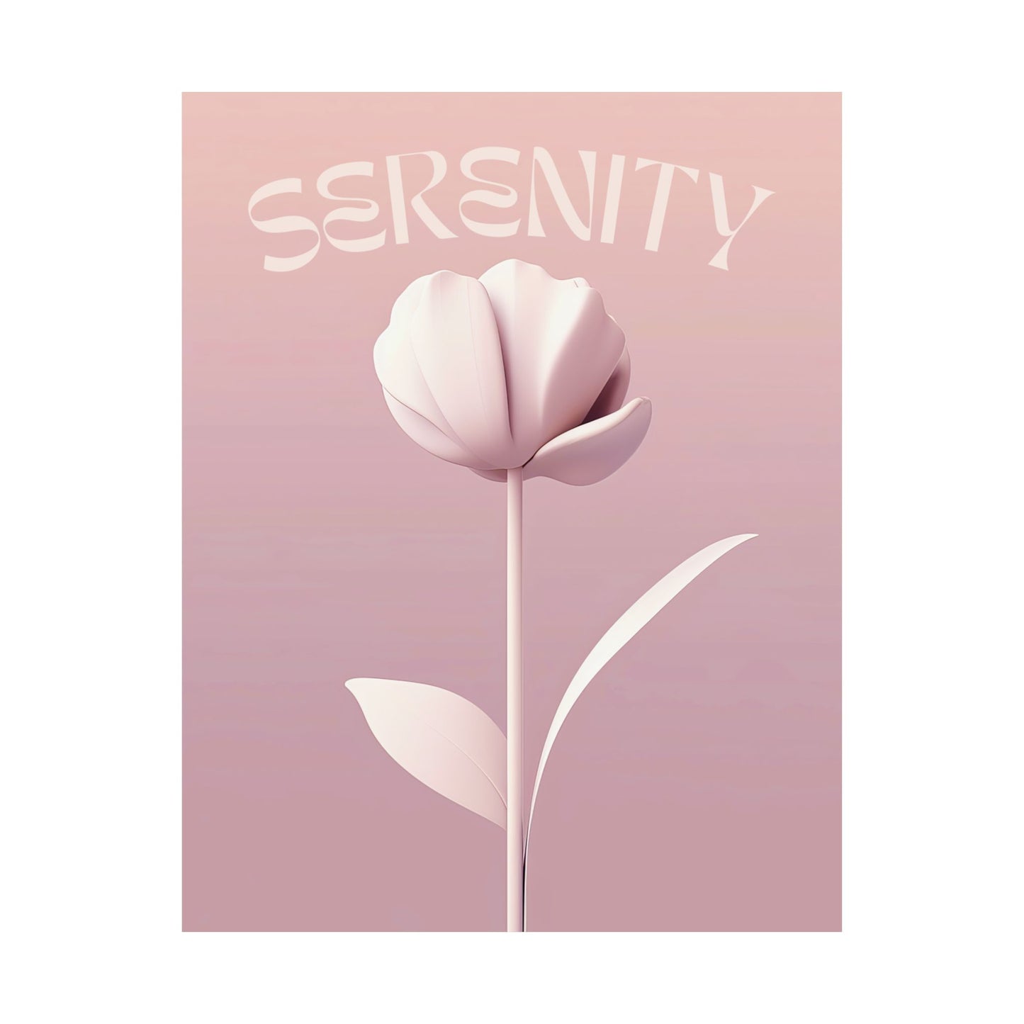 Pure Serenity – Floral Art Print